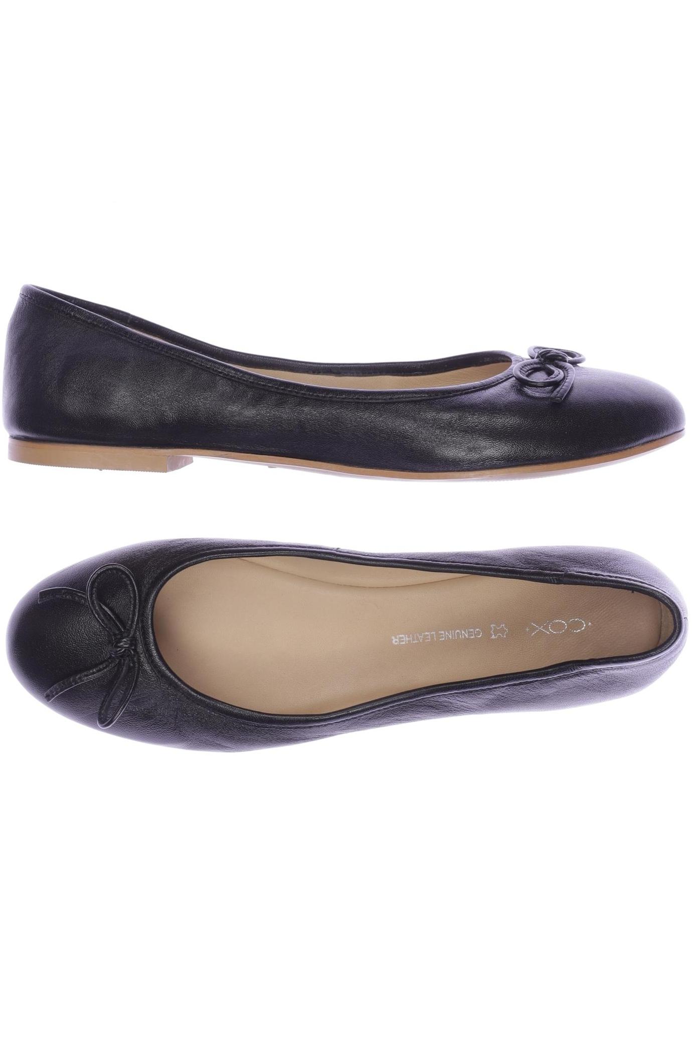 

Cox Damen Ballerinas, schwarz, Gr. 40