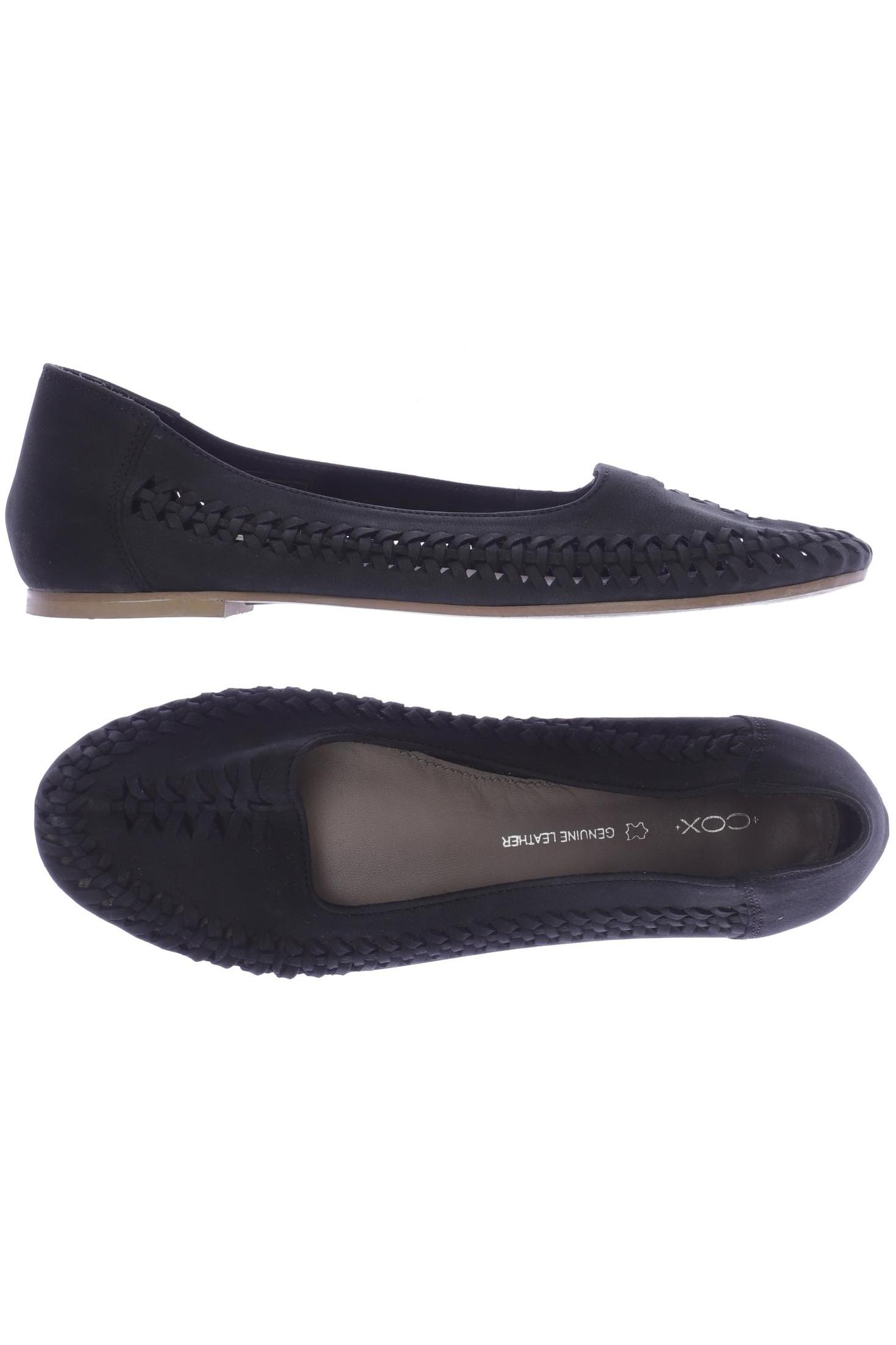 

Cox Damen Ballerinas, schwarz, Gr. 39