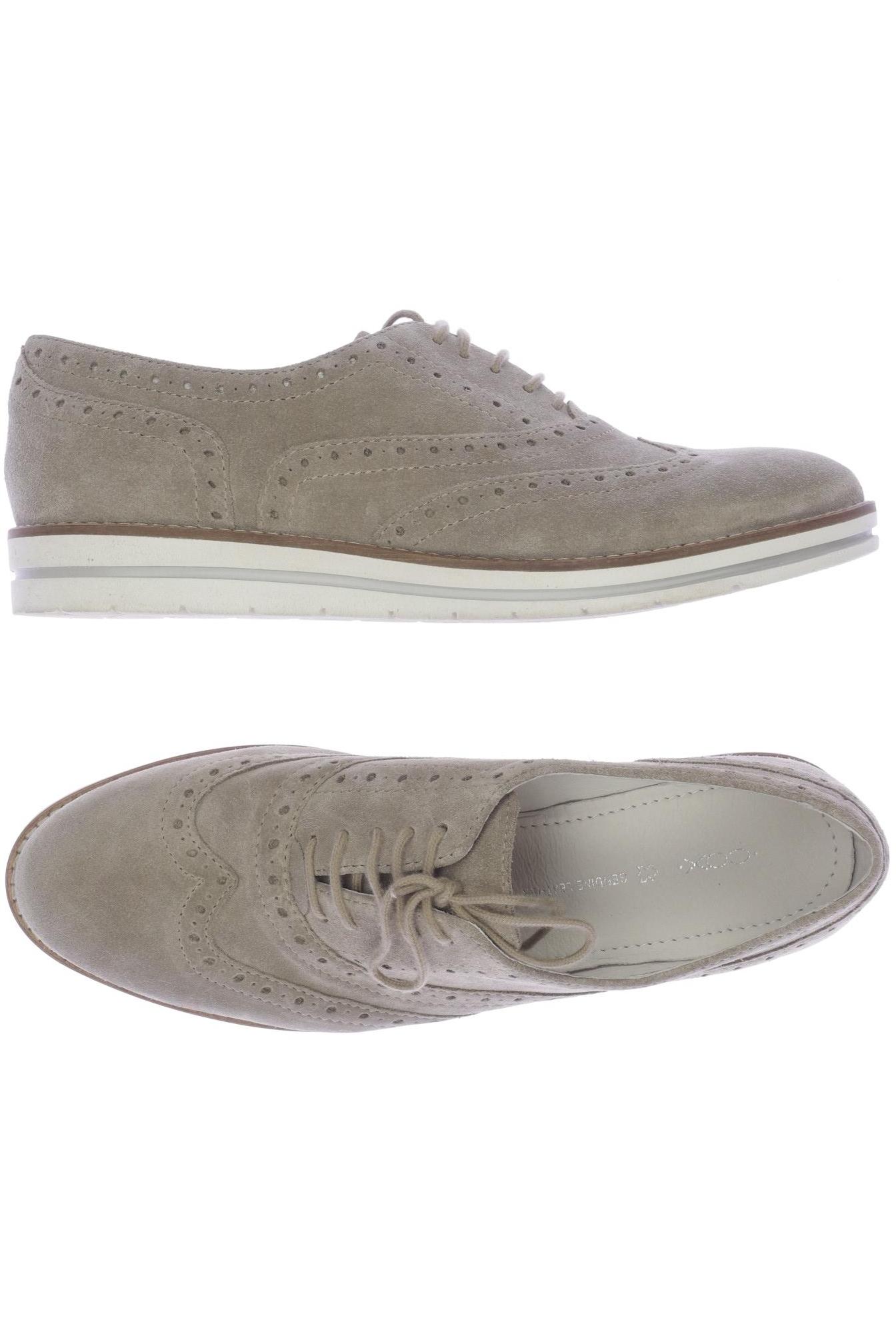 

Cox Damen Halbschuh, beige, Gr. 40