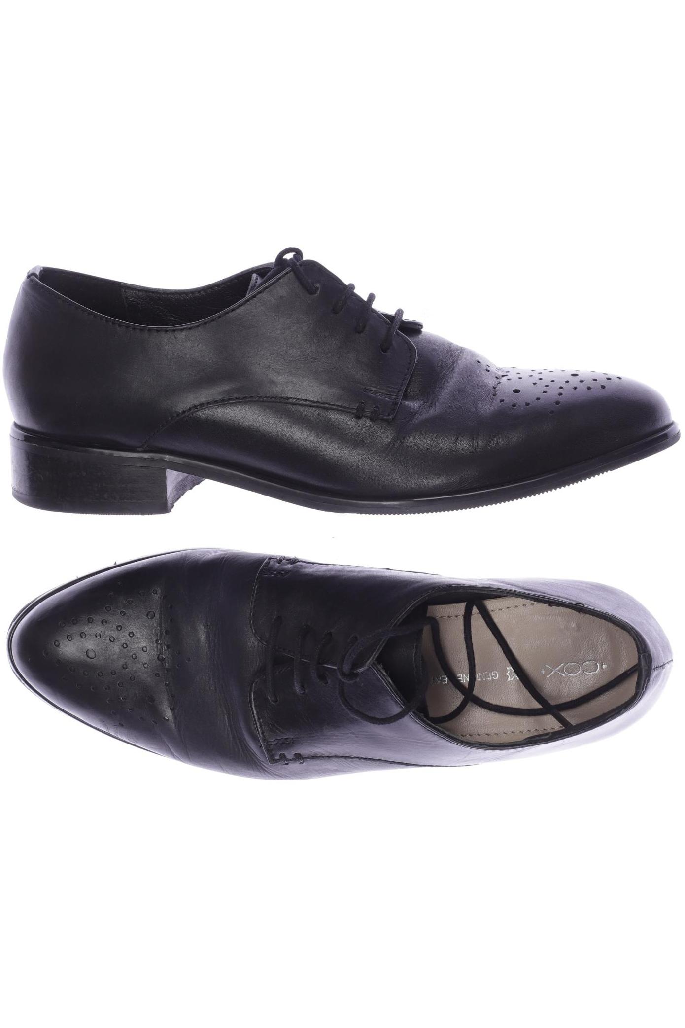 

Cox Damen Halbschuh, schwarz, Gr. 38
