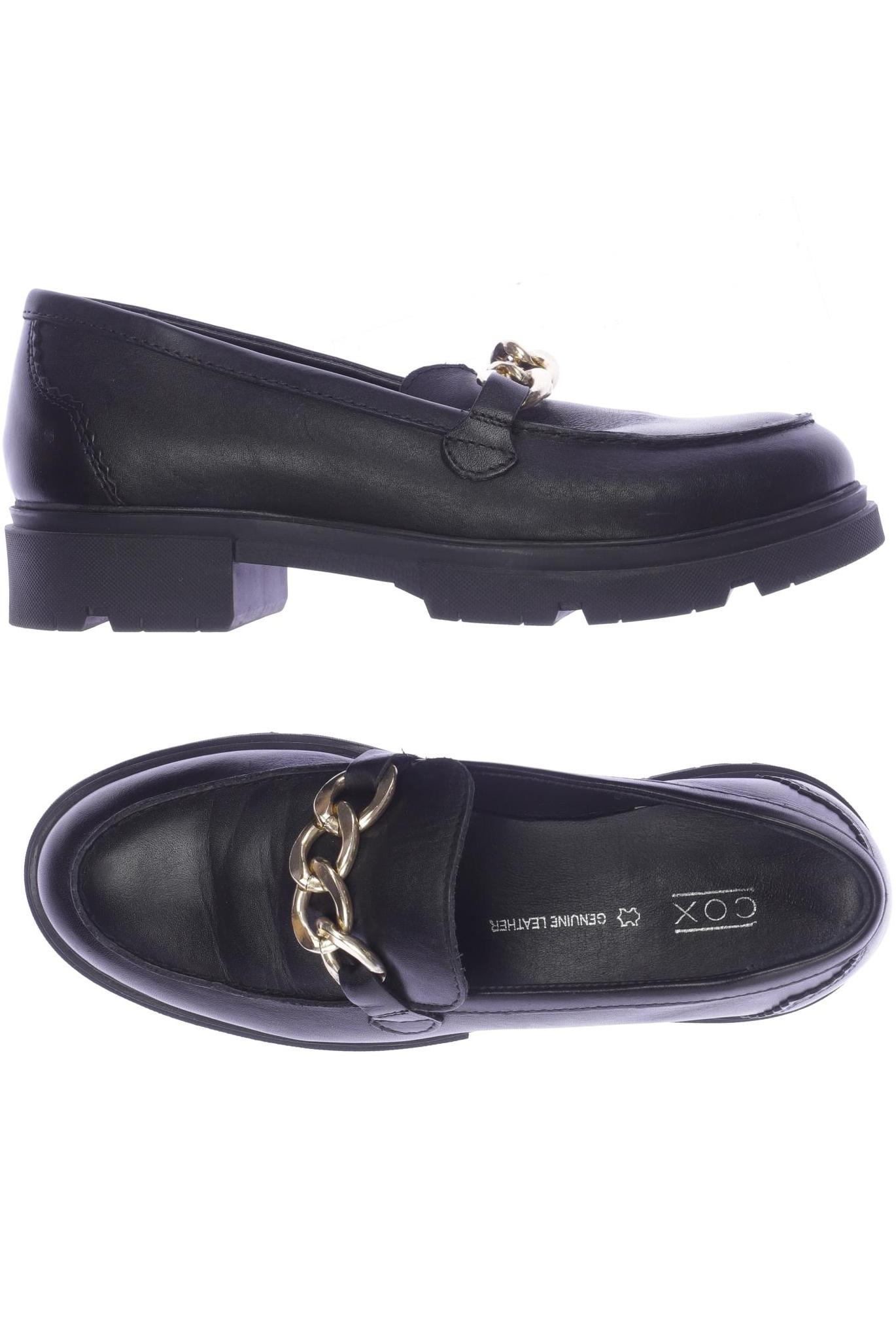 

Cox Damen Halbschuh, schwarz, Gr. 37