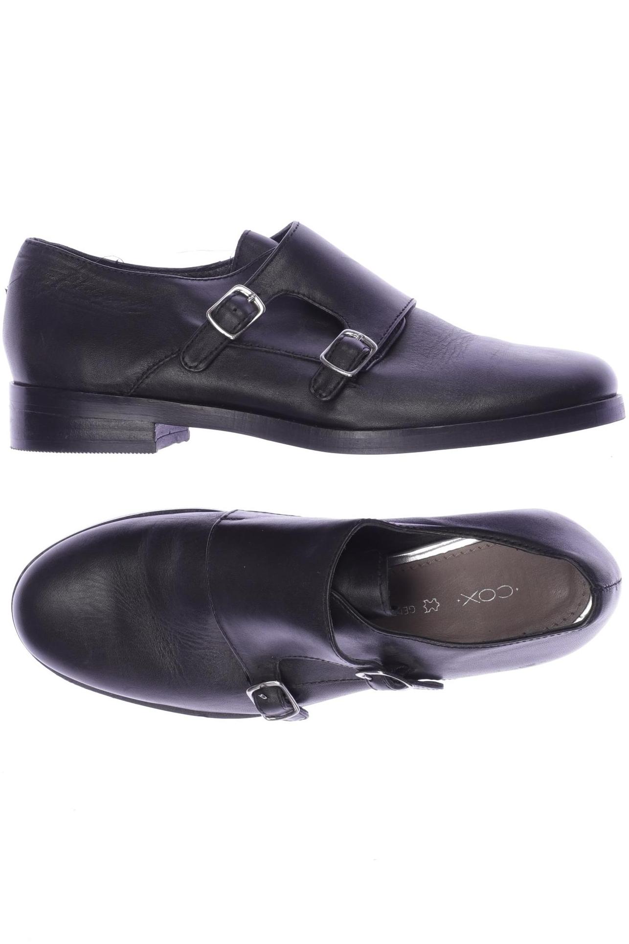 

Cox Damen Halbschuh, schwarz, Gr. 37