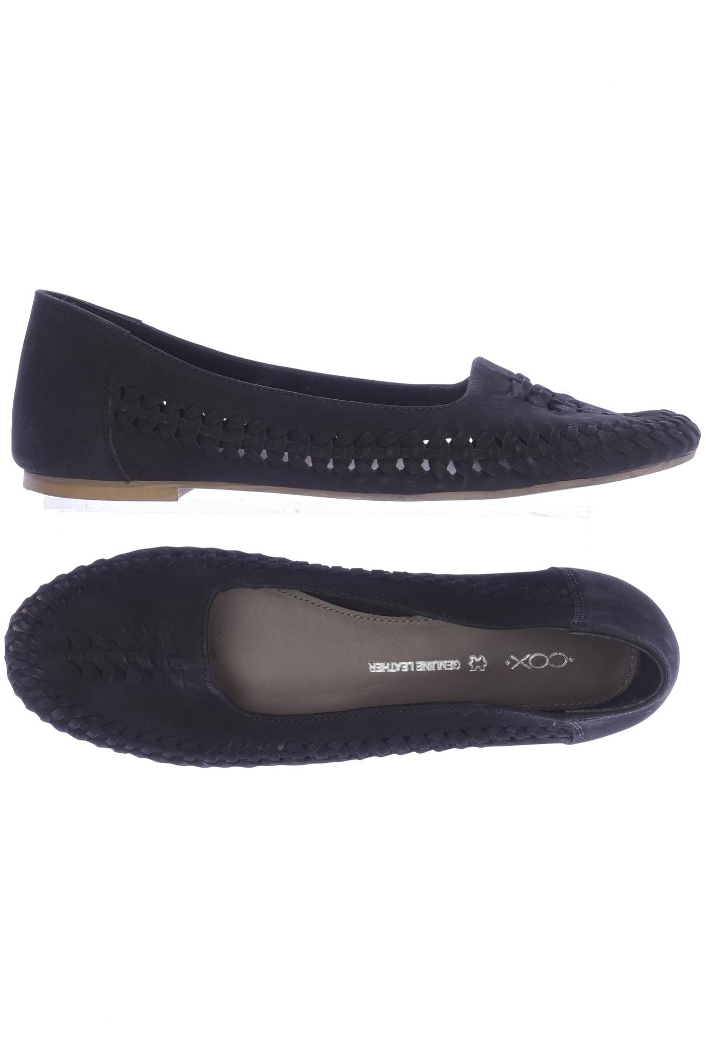

Cox Damen Halbschuh, schwarz, Gr. 39