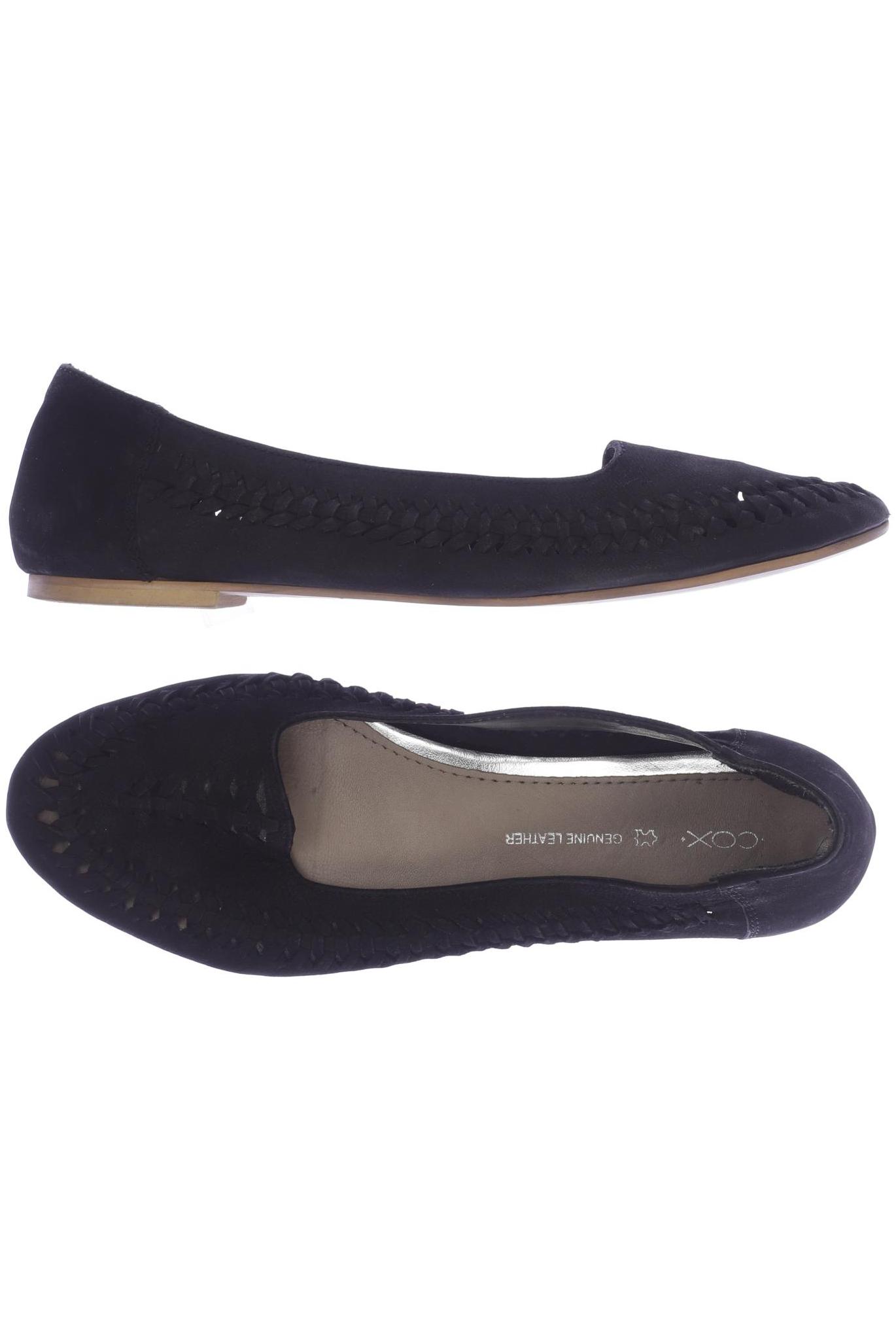 

Cox Damen Halbschuh, schwarz, Gr. 39