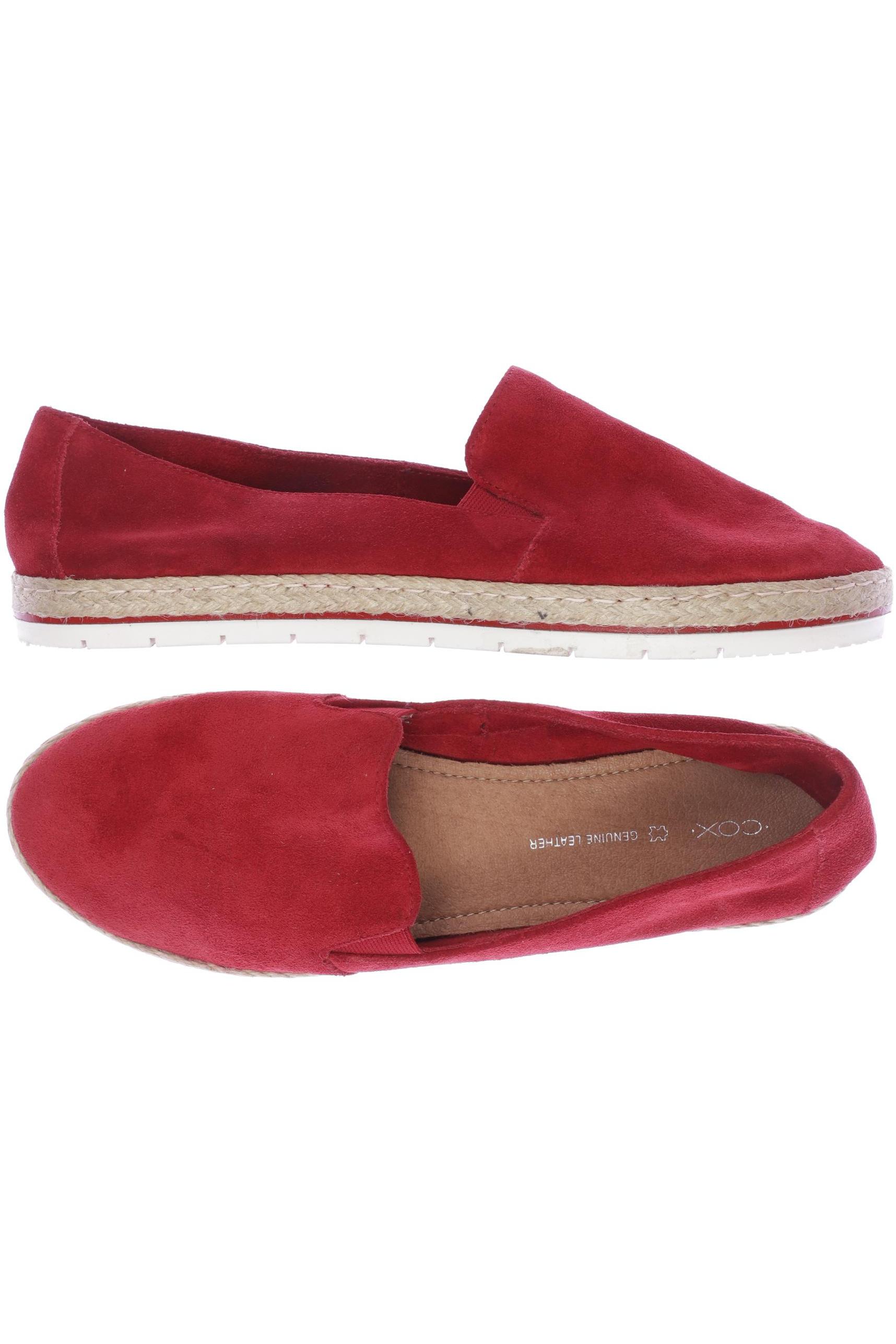 

Cox Damen Halbschuh, rot, Gr. 41