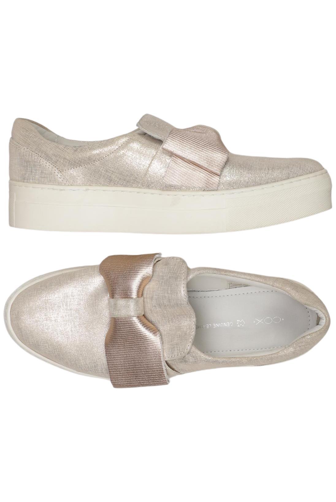 

Cox Damen Halbschuh, silber, Gr. 39