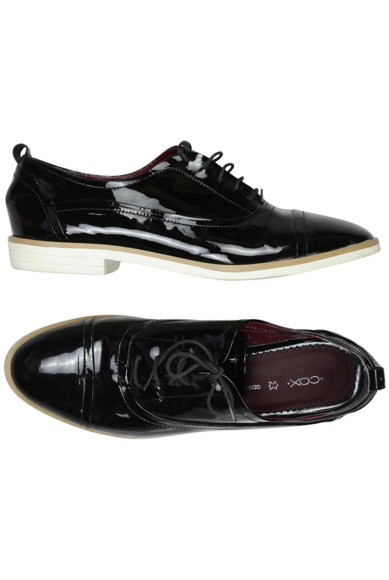 

Cox Damen Halbschuh, schwarz, Gr. 39