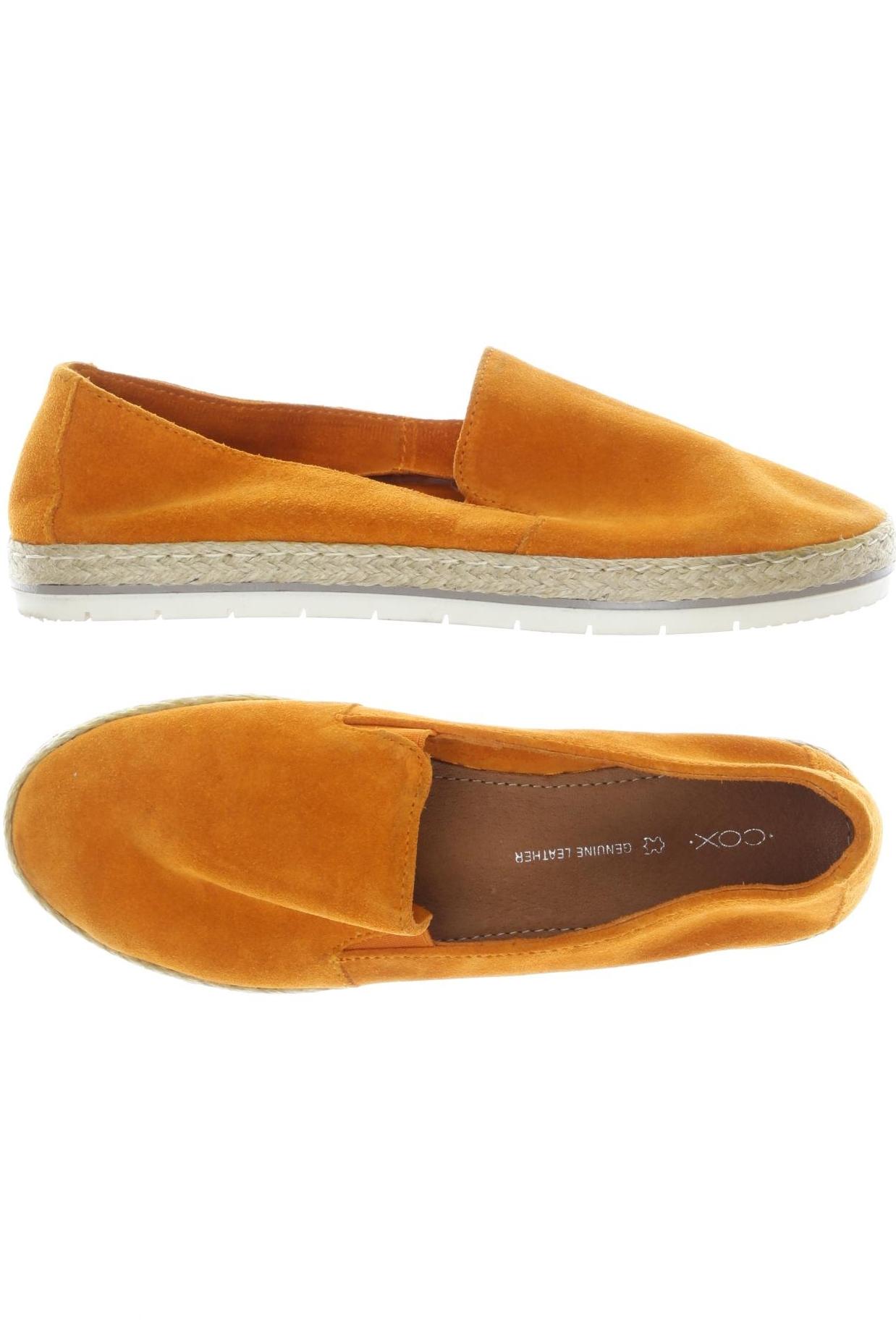 

Cox Damen Halbschuh, orange, Gr. 38