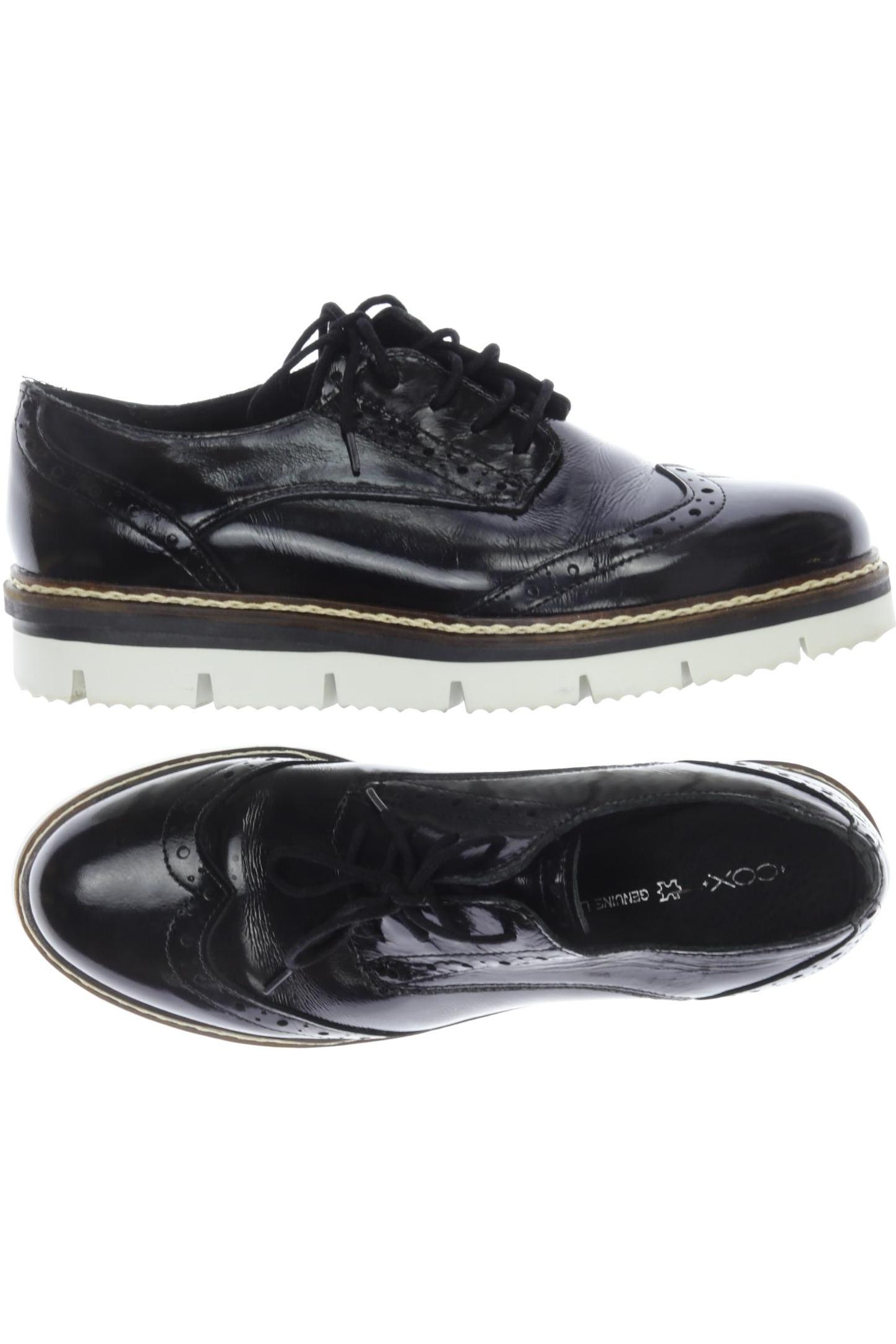 

Cox Damen Halbschuh, schwarz, Gr. 39