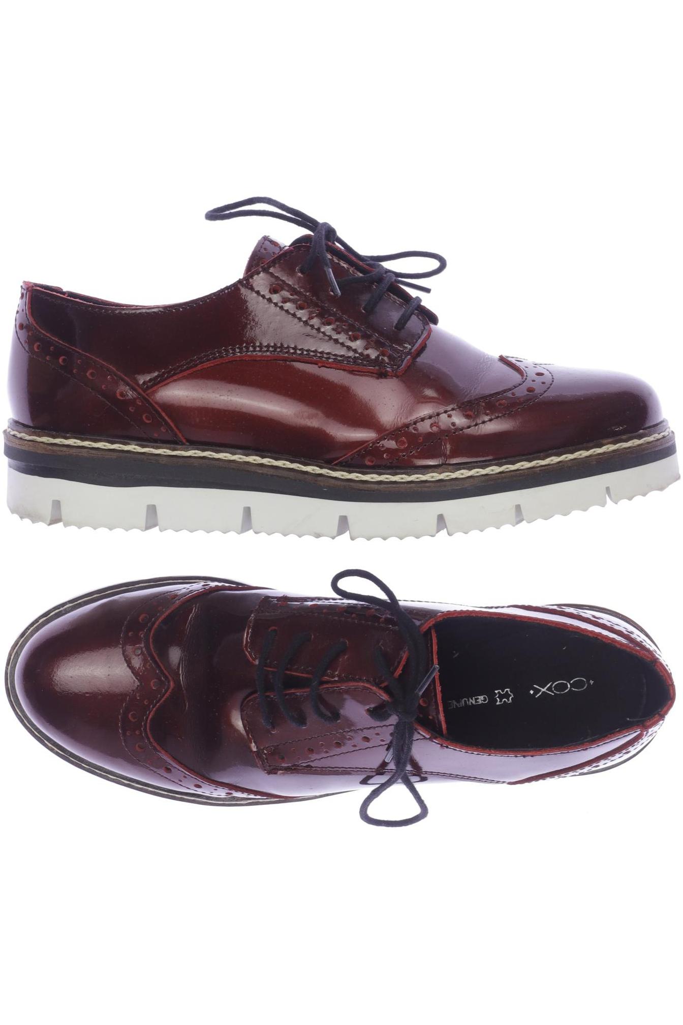 

Cox Damen Halbschuh, rot, Gr. 39