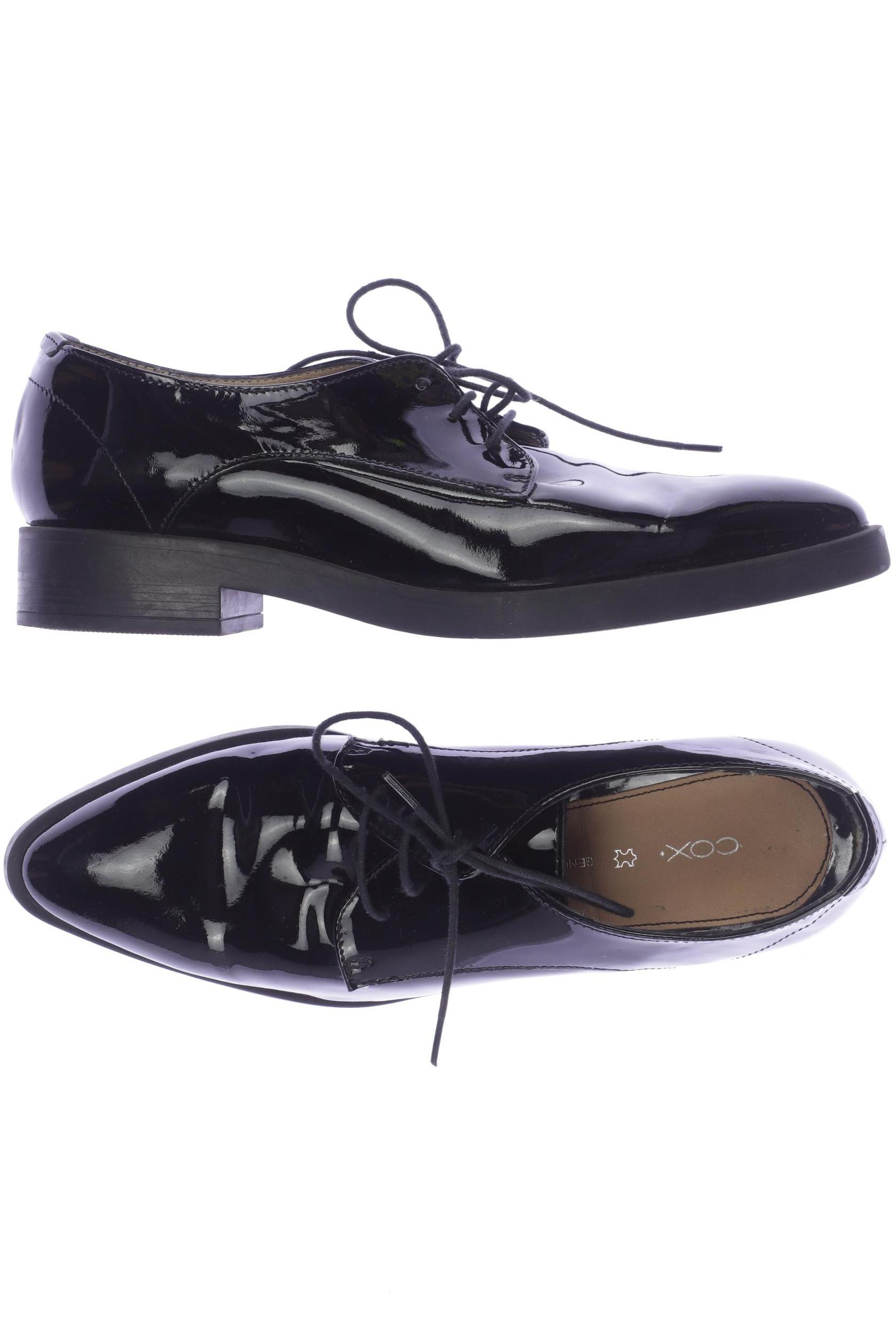 

Cox Damen Halbschuh, schwarz, Gr. 37