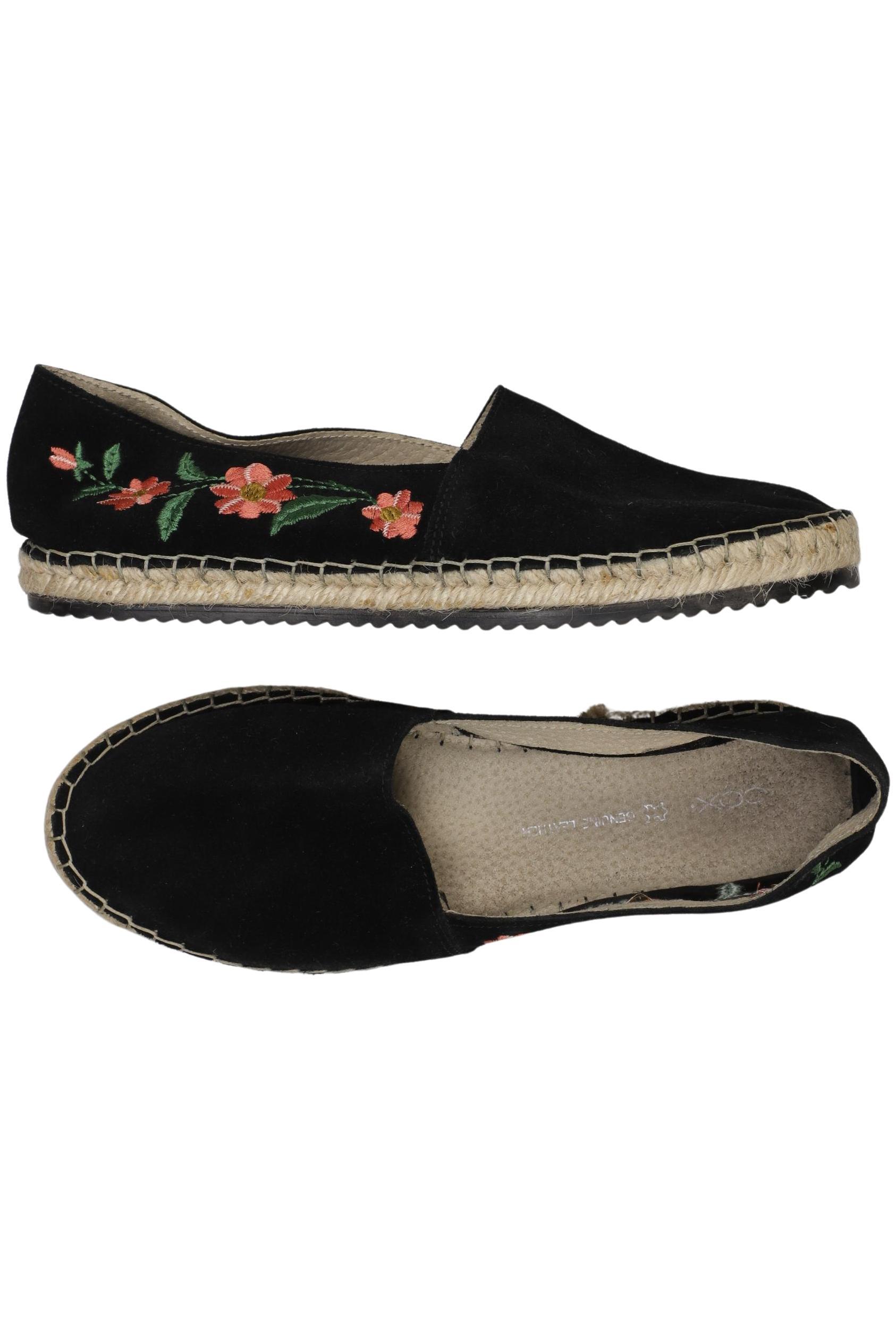 

Cox Damen Halbschuh, schwarz, Gr. 38