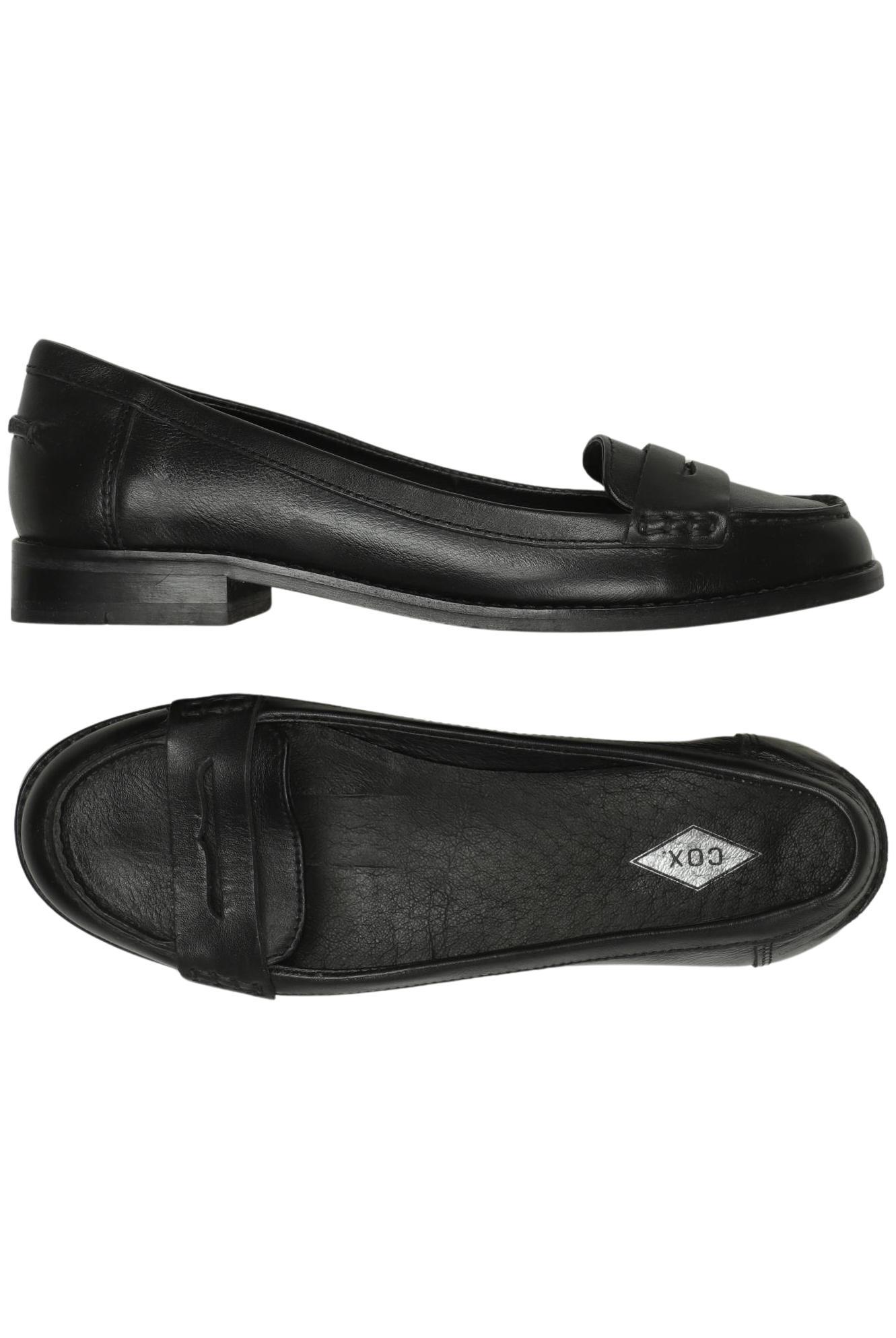 

Cox Damen Halbschuh, schwarz, Gr. 38