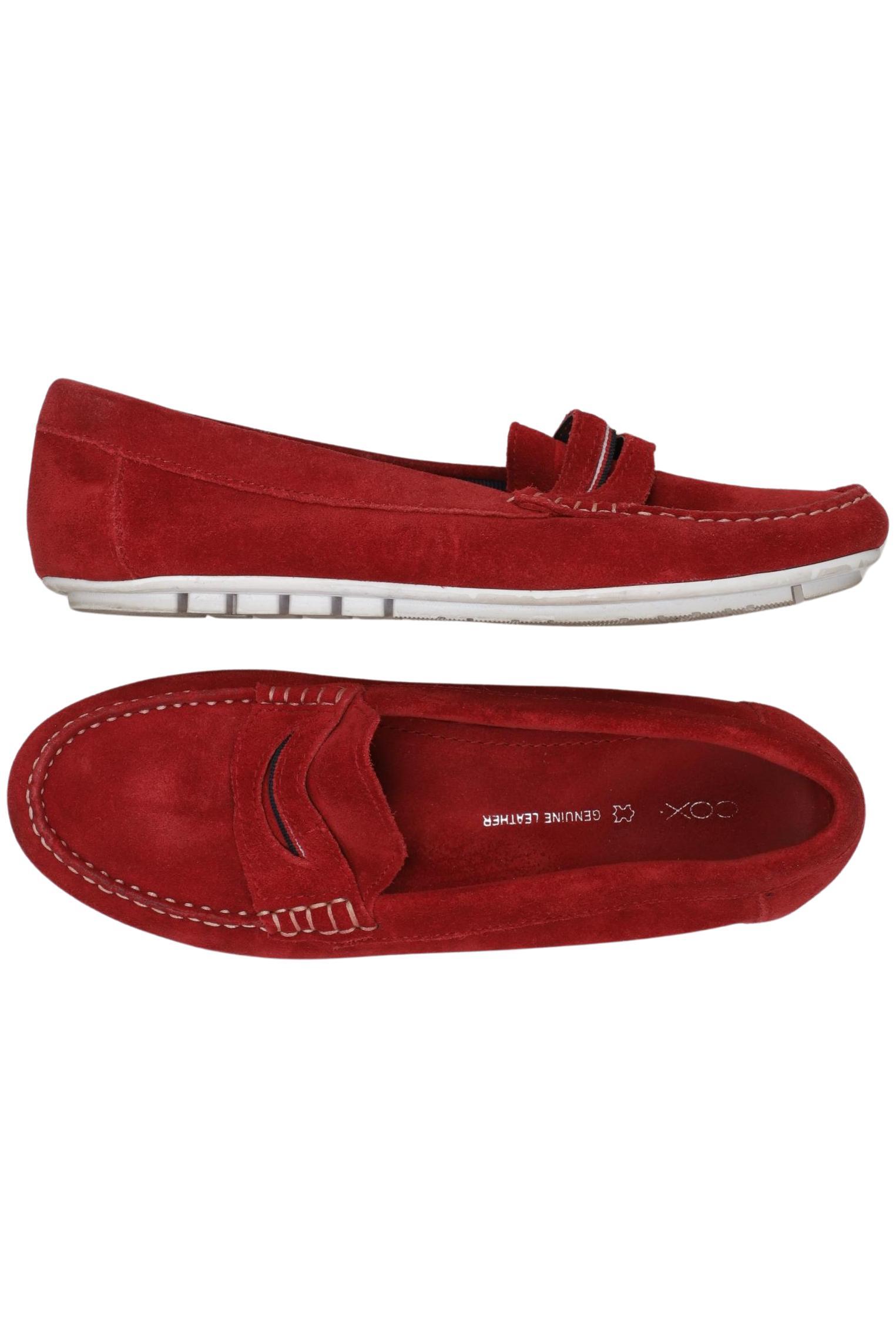 

Cox Damen Halbschuh, rot, Gr. 37