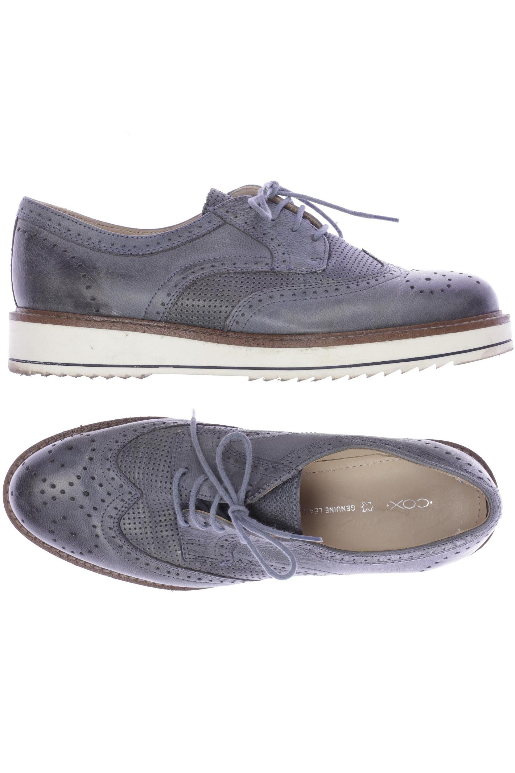 

Cox Damen Halbschuh, blau, Gr. 39