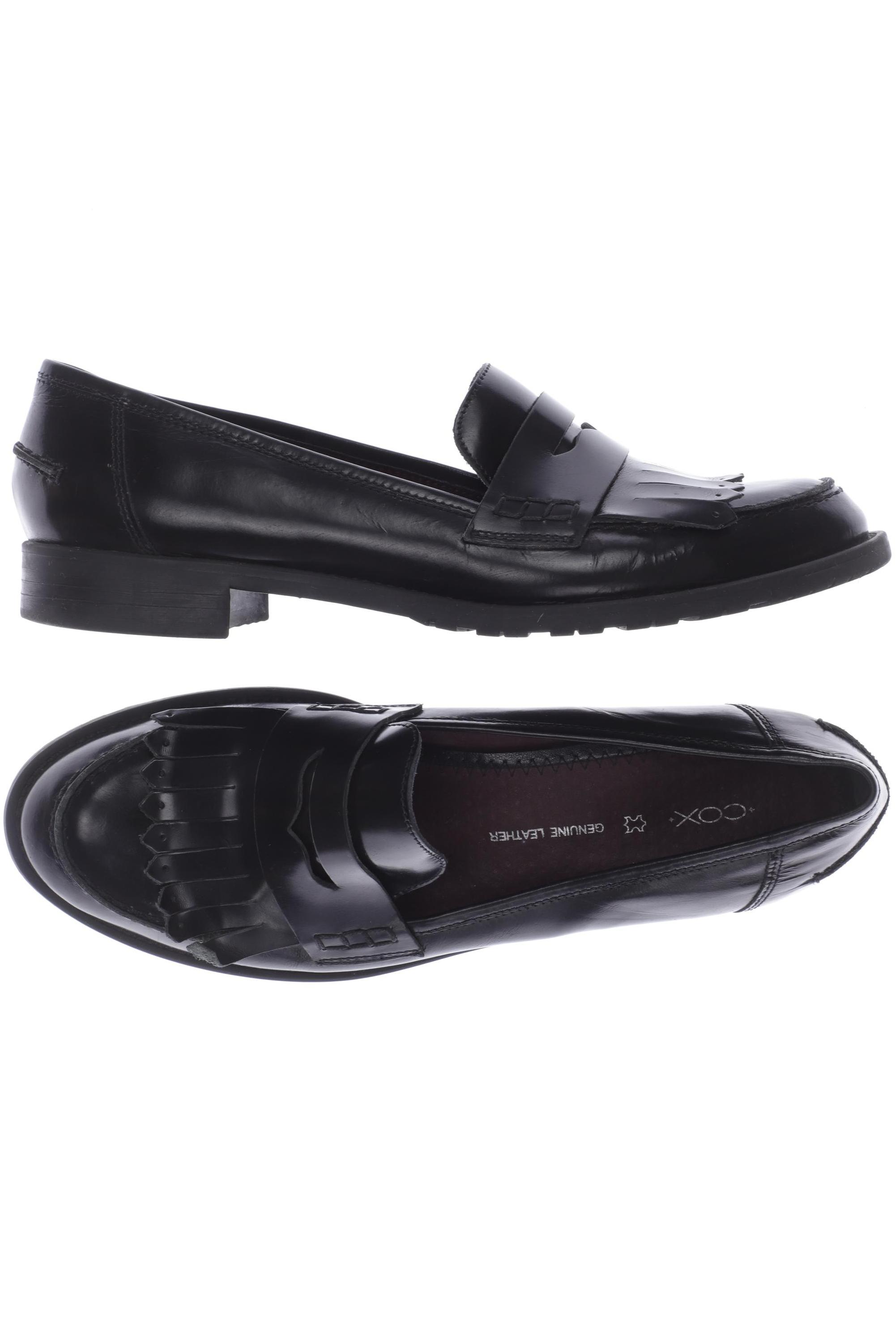 

Cox Damen Halbschuh, schwarz, Gr. 38