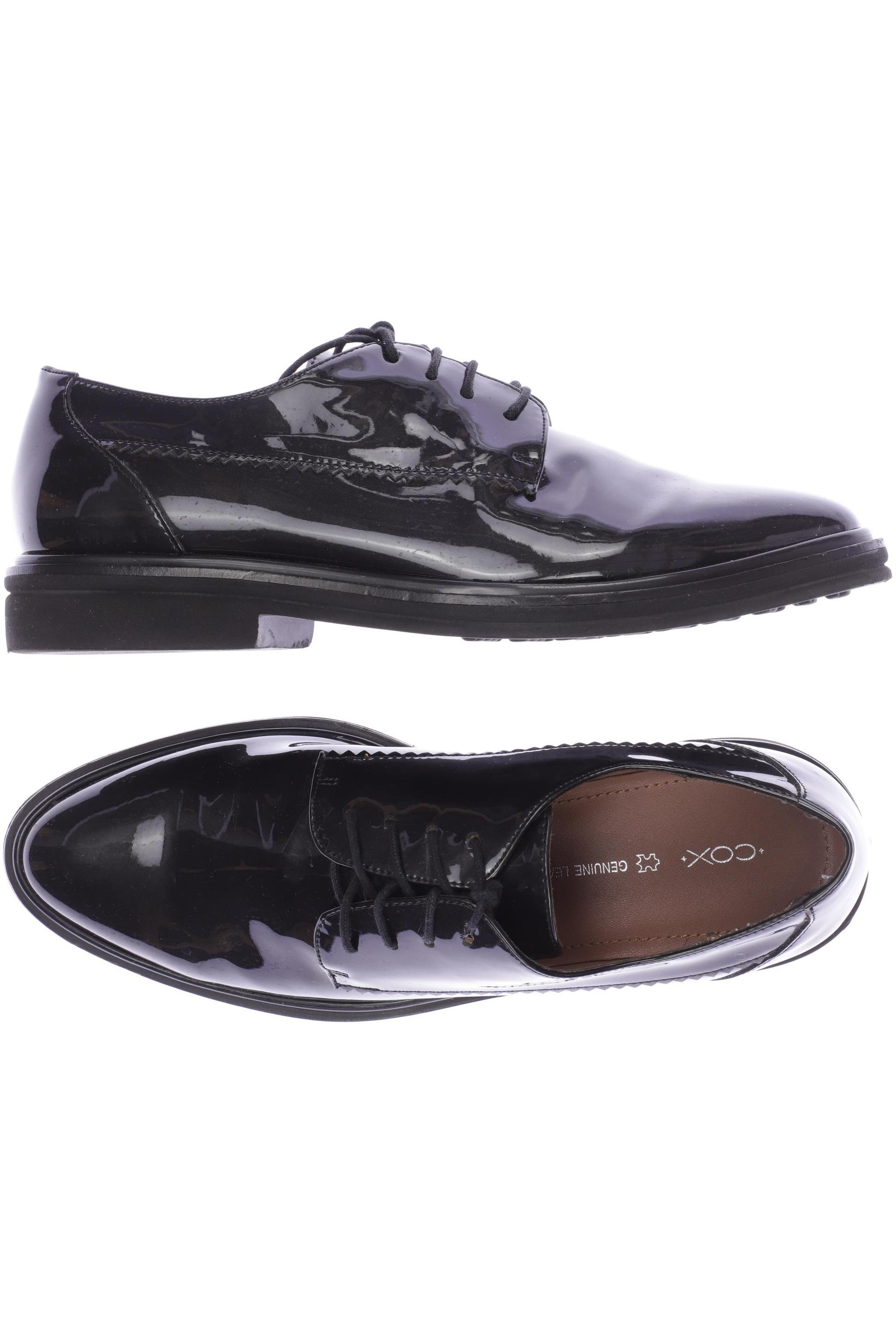 

Cox Damen Halbschuh, schwarz, Gr. 39.5