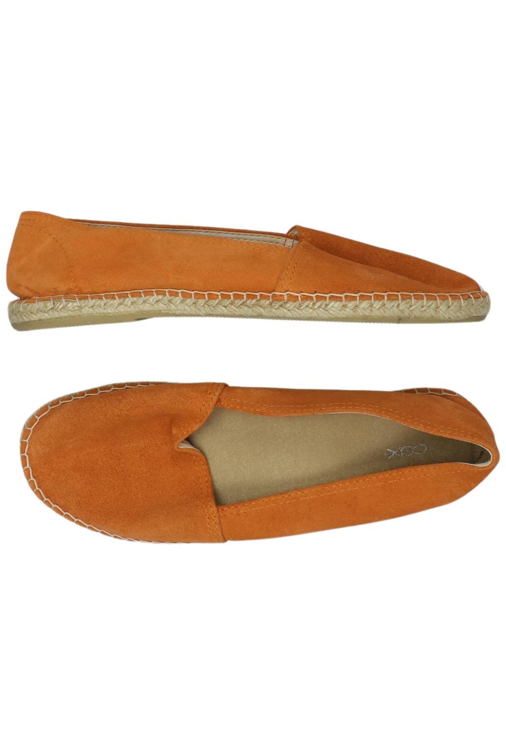 

Cox Damen Halbschuh, orange, Gr. 38