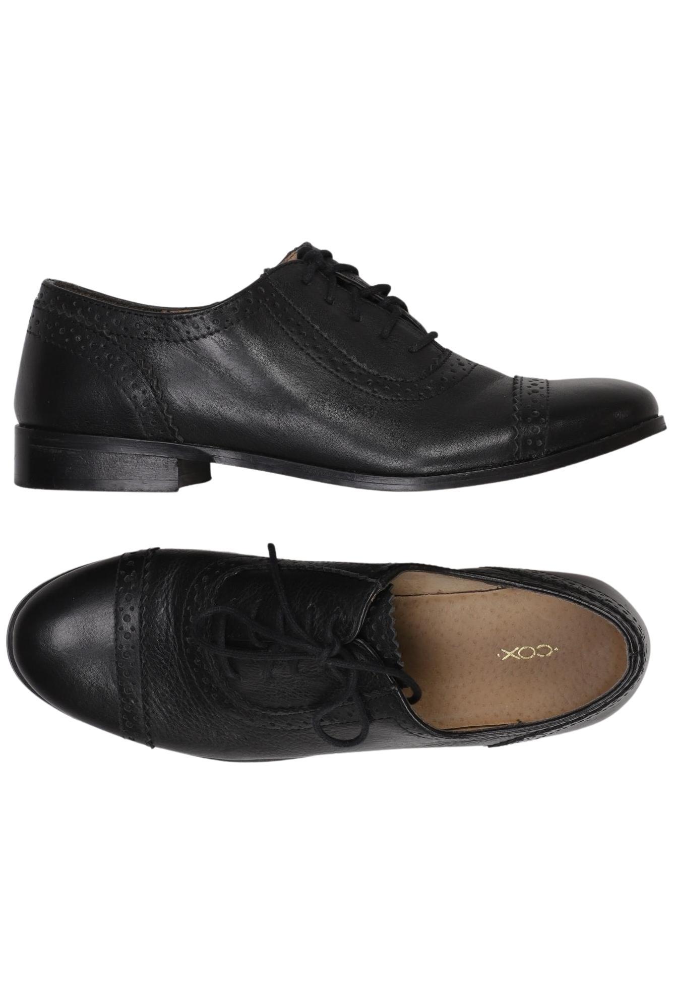 

Cox Damen Halbschuh, schwarz, Gr. 38