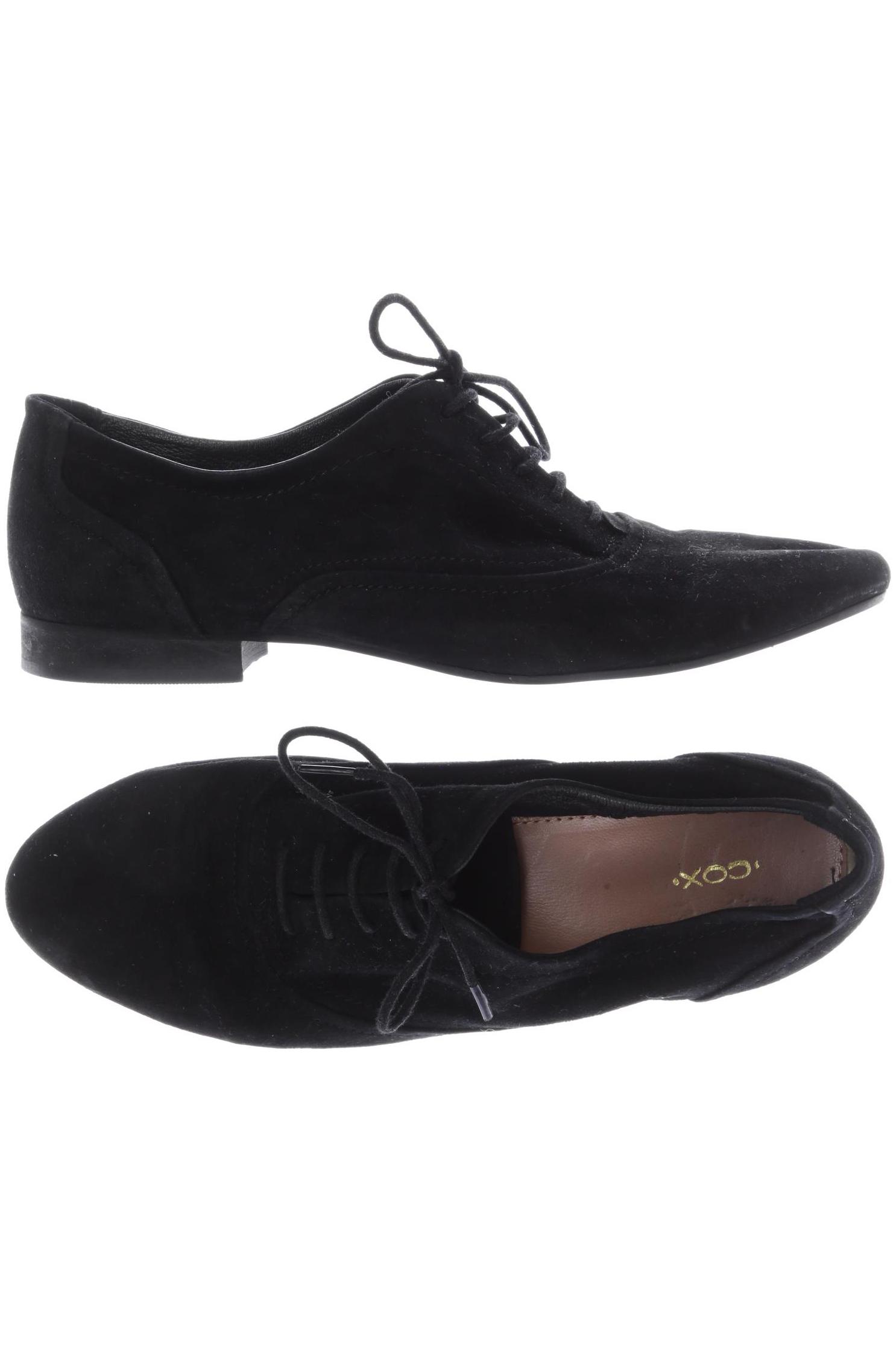 

Cox Damen Halbschuh, schwarz, Gr. 39