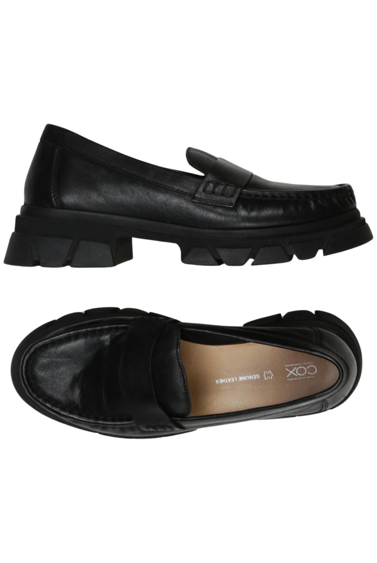 

Cox Damen Halbschuh, schwarz, Gr. 39