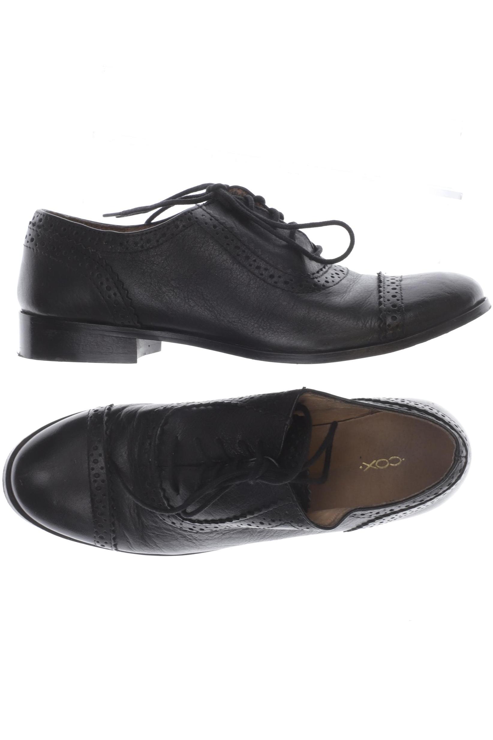 

Cox Damen Halbschuh, schwarz, Gr. 37