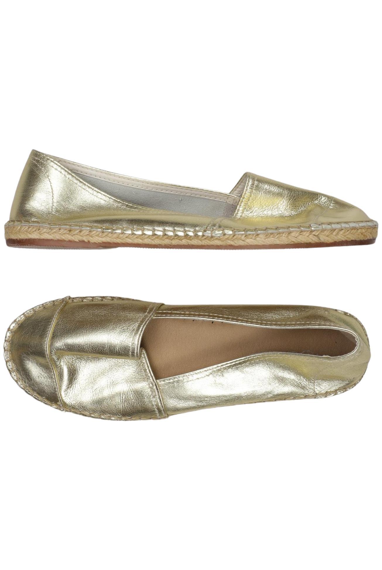 

Cox Damen Halbschuh, gold, Gr. 41