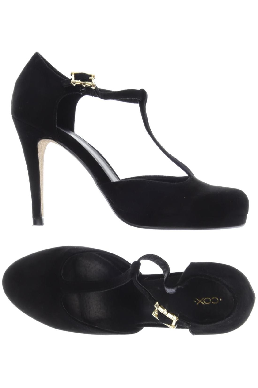 

Cox Damen Pumps, schwarz, Gr. 38