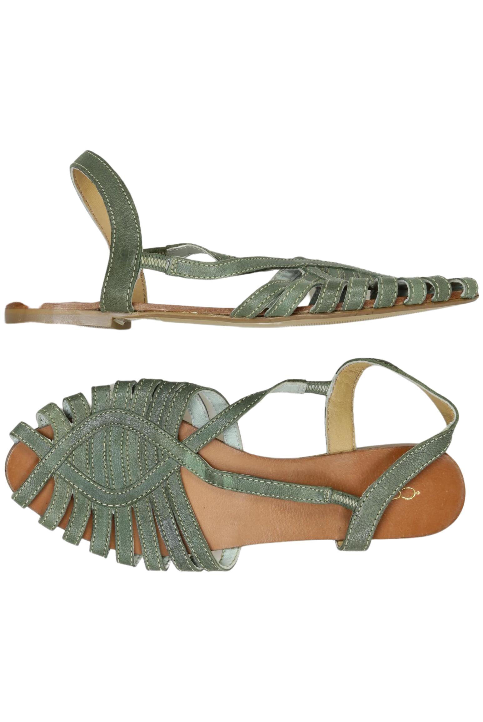 

Cox Damen Sandale, grün, Gr. 38