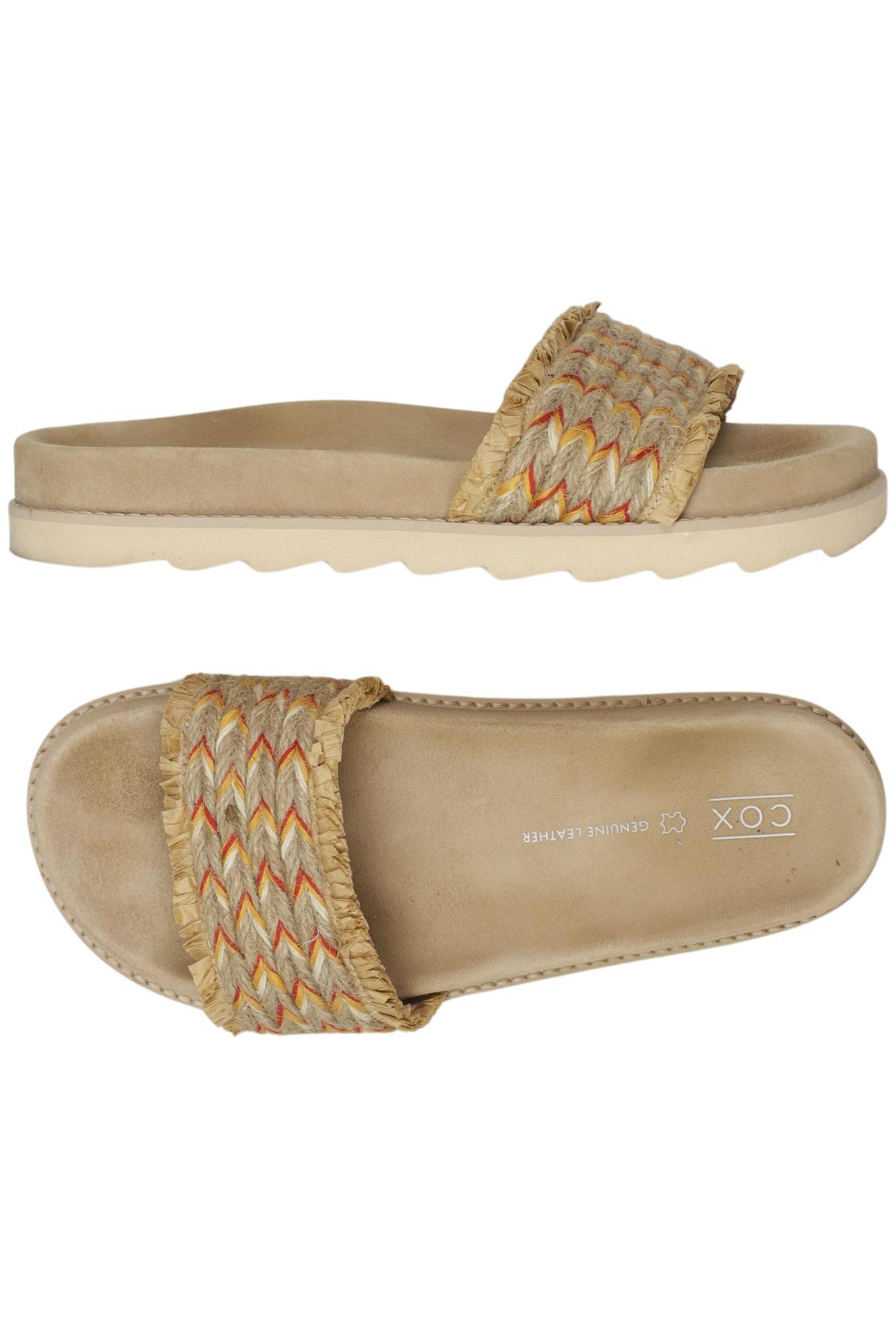 

Cox Damen Sandale, beige, Gr. 37