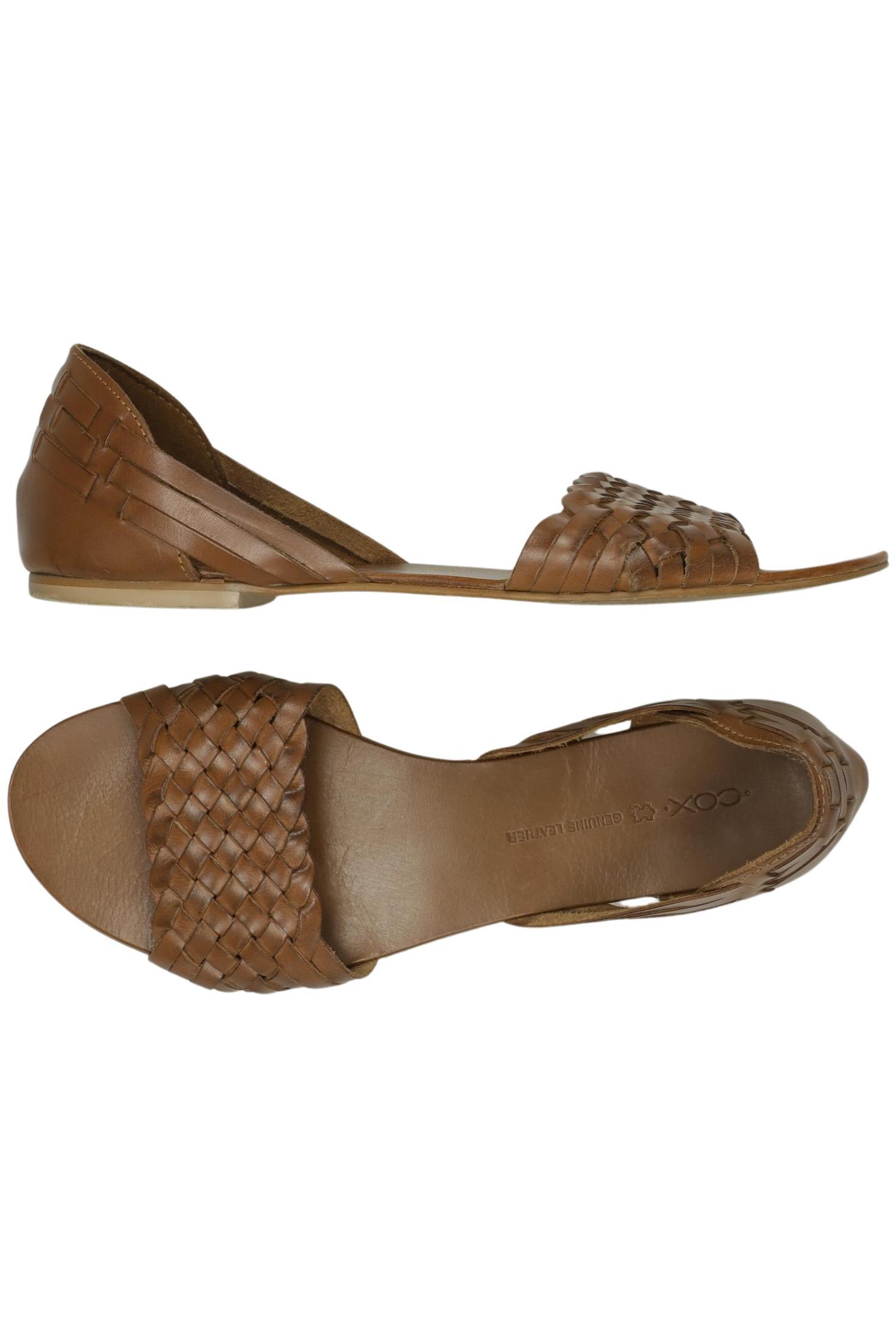 

Cox Damen Sandale, braun, Gr. 38