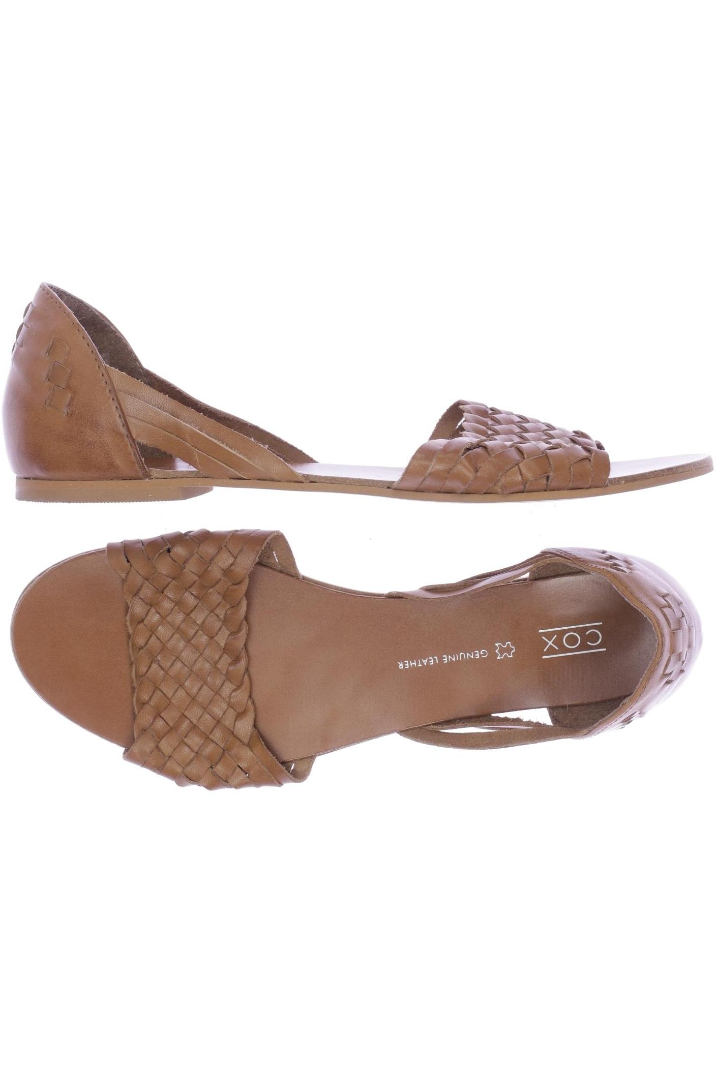 

Cox Damen Sandale, braun, Gr. 39