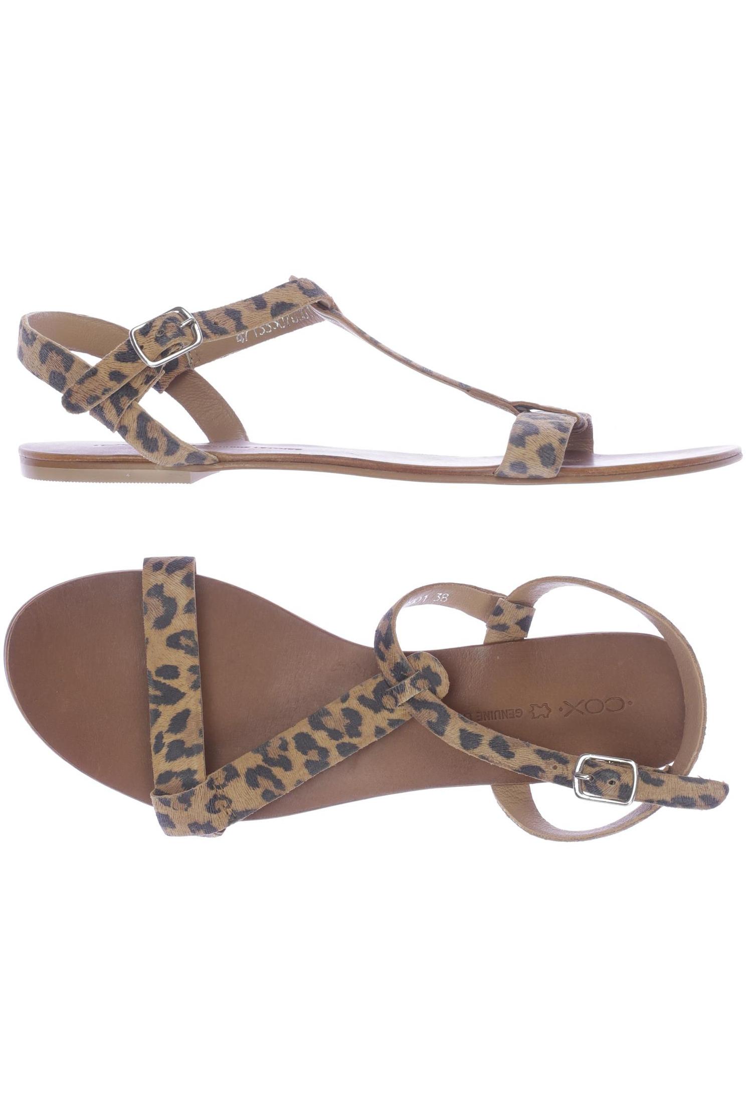 

Cox Damen Sandale, beige, Gr. 38
