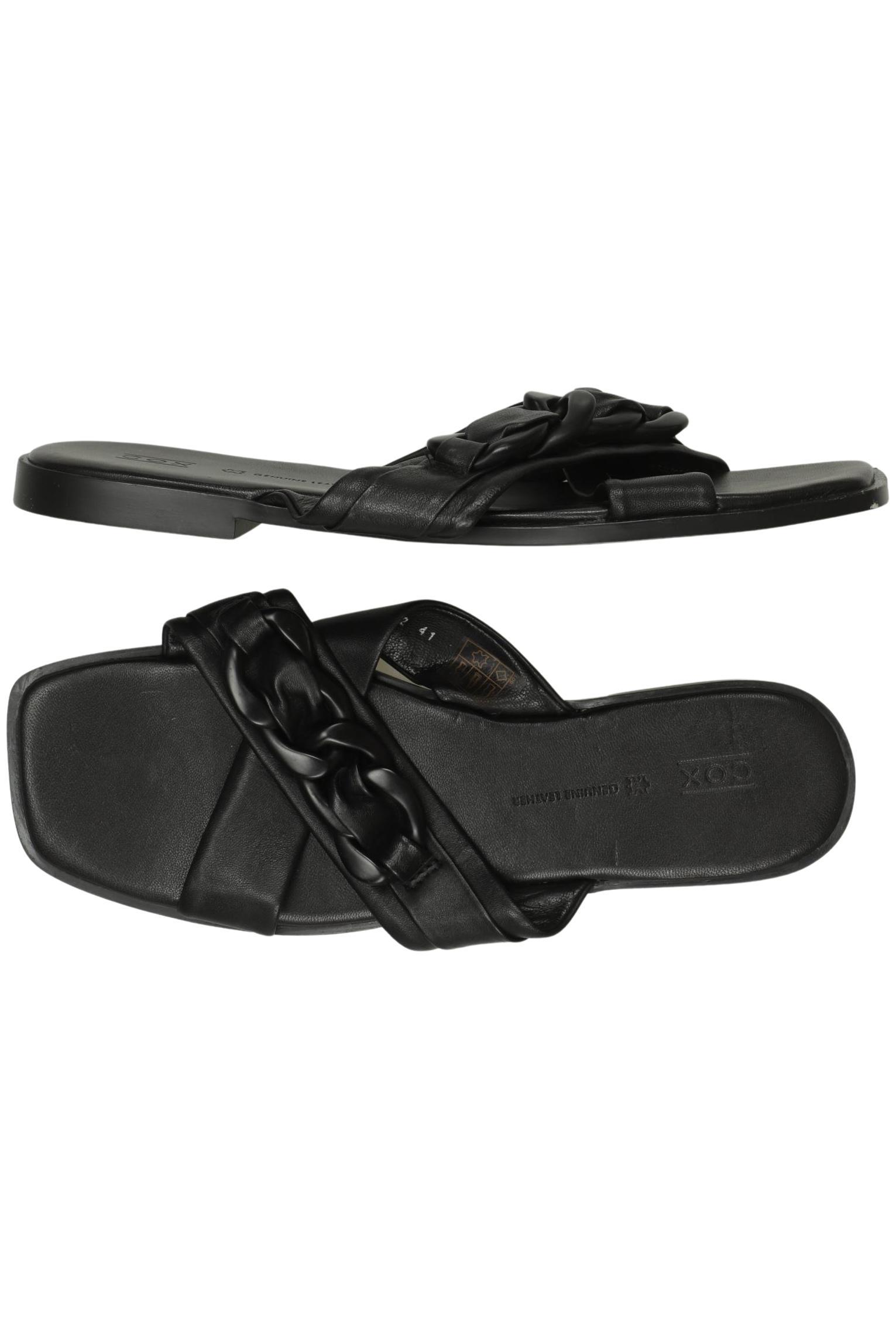 

Cox Damen Sandale, schwarz, Gr. 41