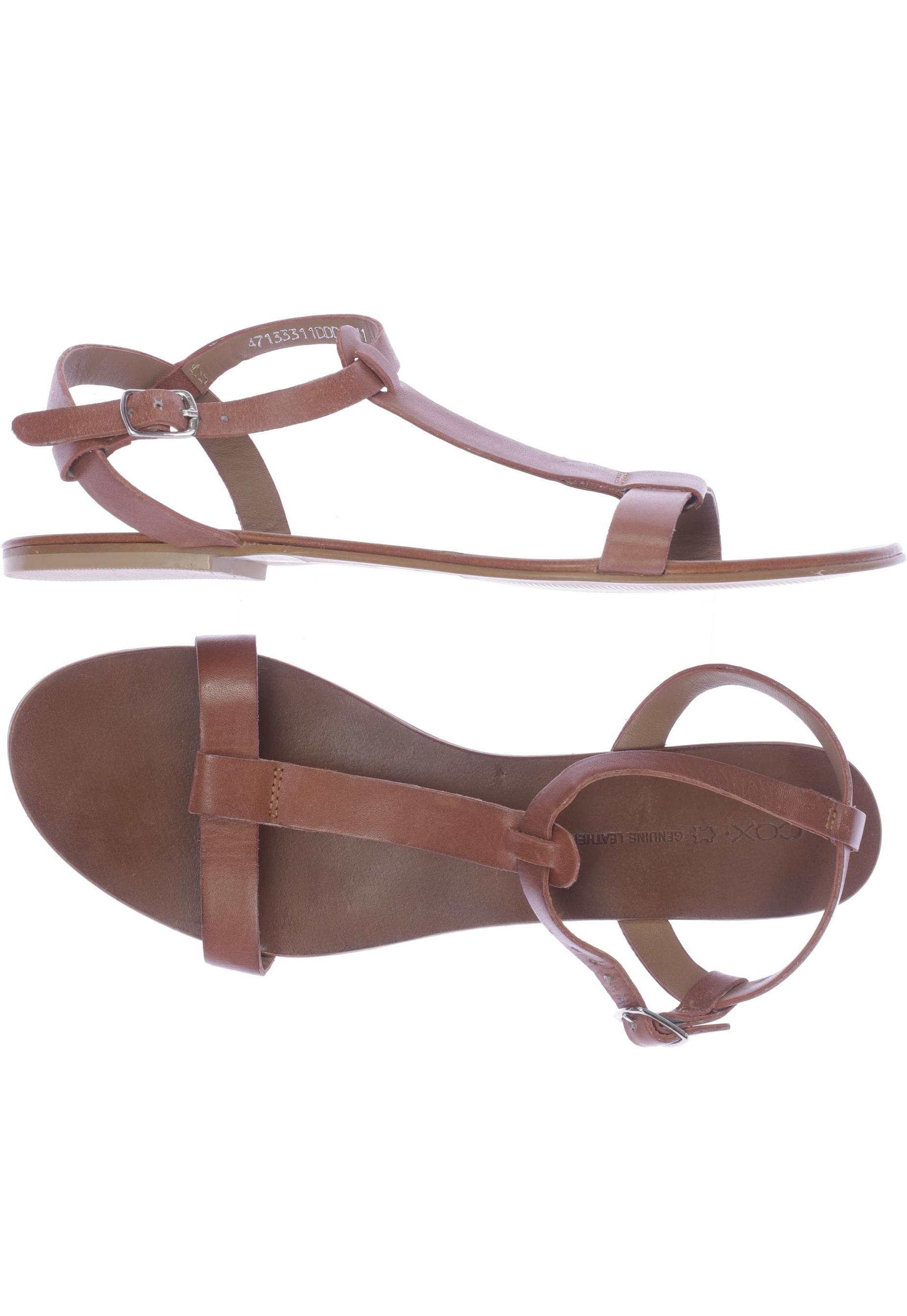 

Cox Damen Sandale, braun, Gr. 41