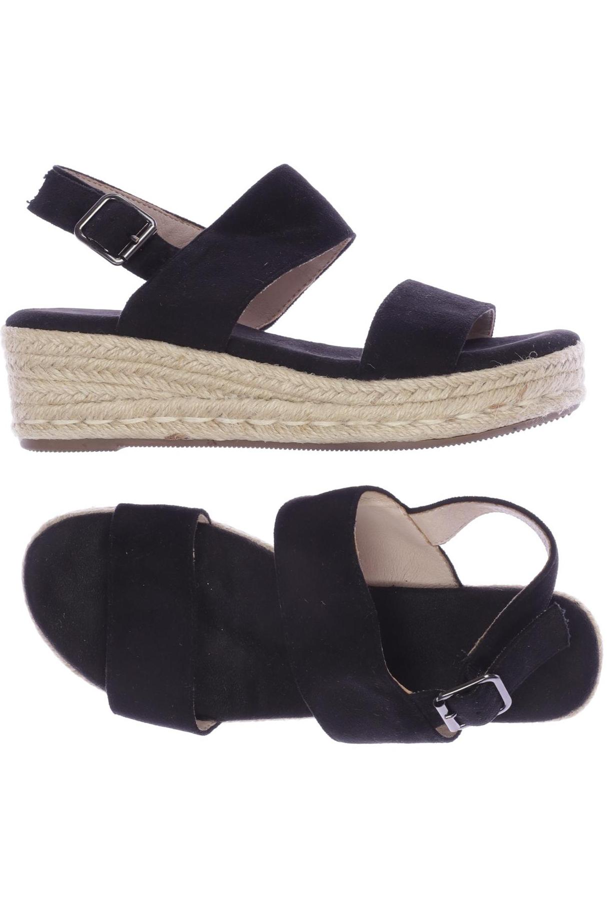 

Cox Damen Sandale, schwarz, Gr. 36