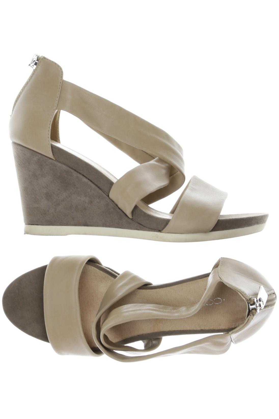 

Cox Damen Sandale, beige, Gr. 38