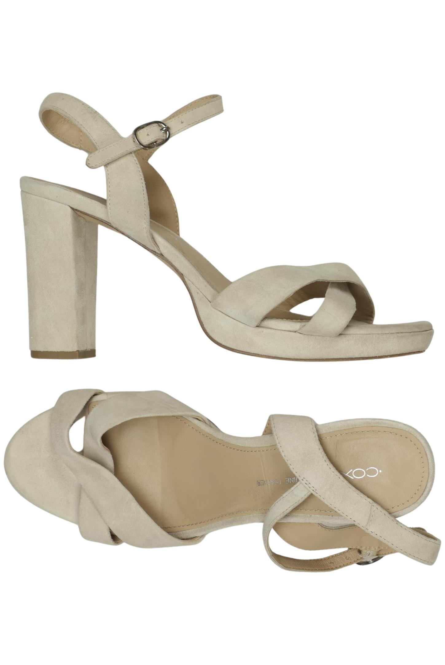 

Cox Damen Sandale, beige, Gr. 40
