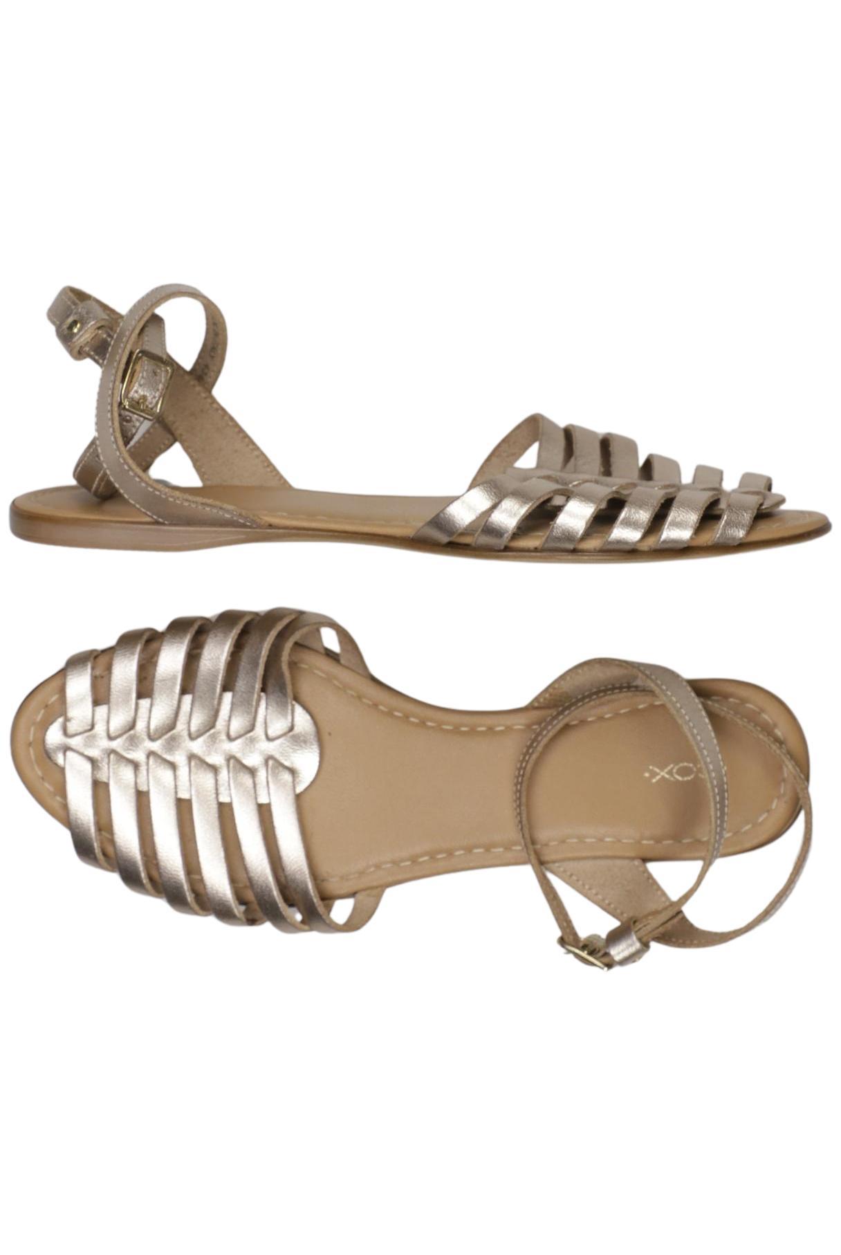 

Cox Damen Sandale, gold, Gr. 37