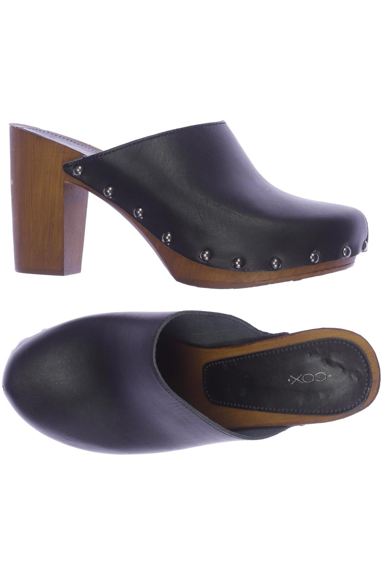 

Cox Damen Sandale, schwarz, Gr. 37