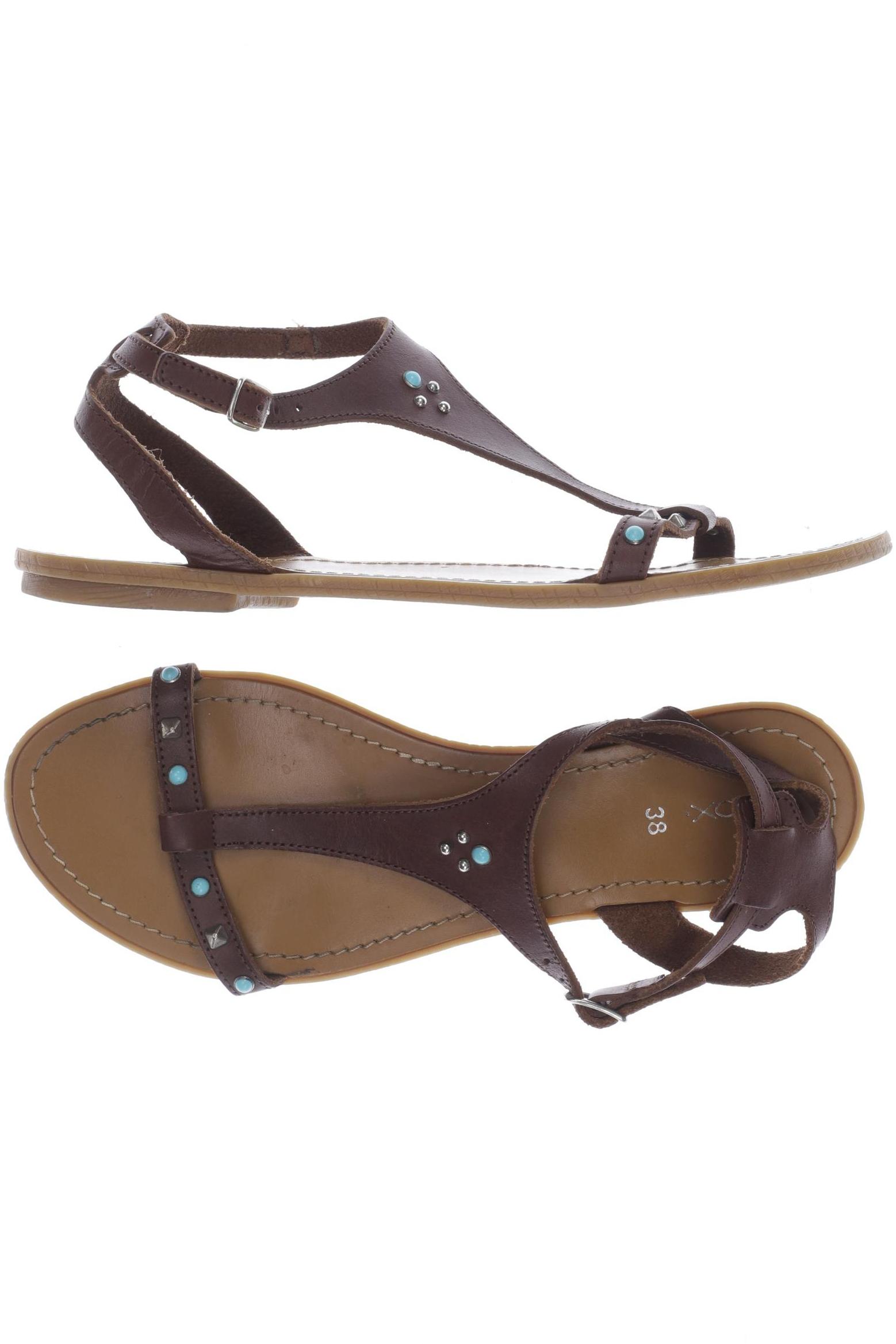 

Cox Damen Sandale, braun, Gr. 38