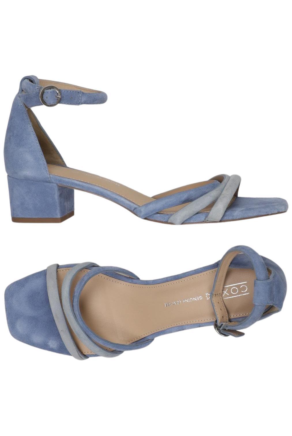 

Cox Damen Sandale, blau, Gr. 39