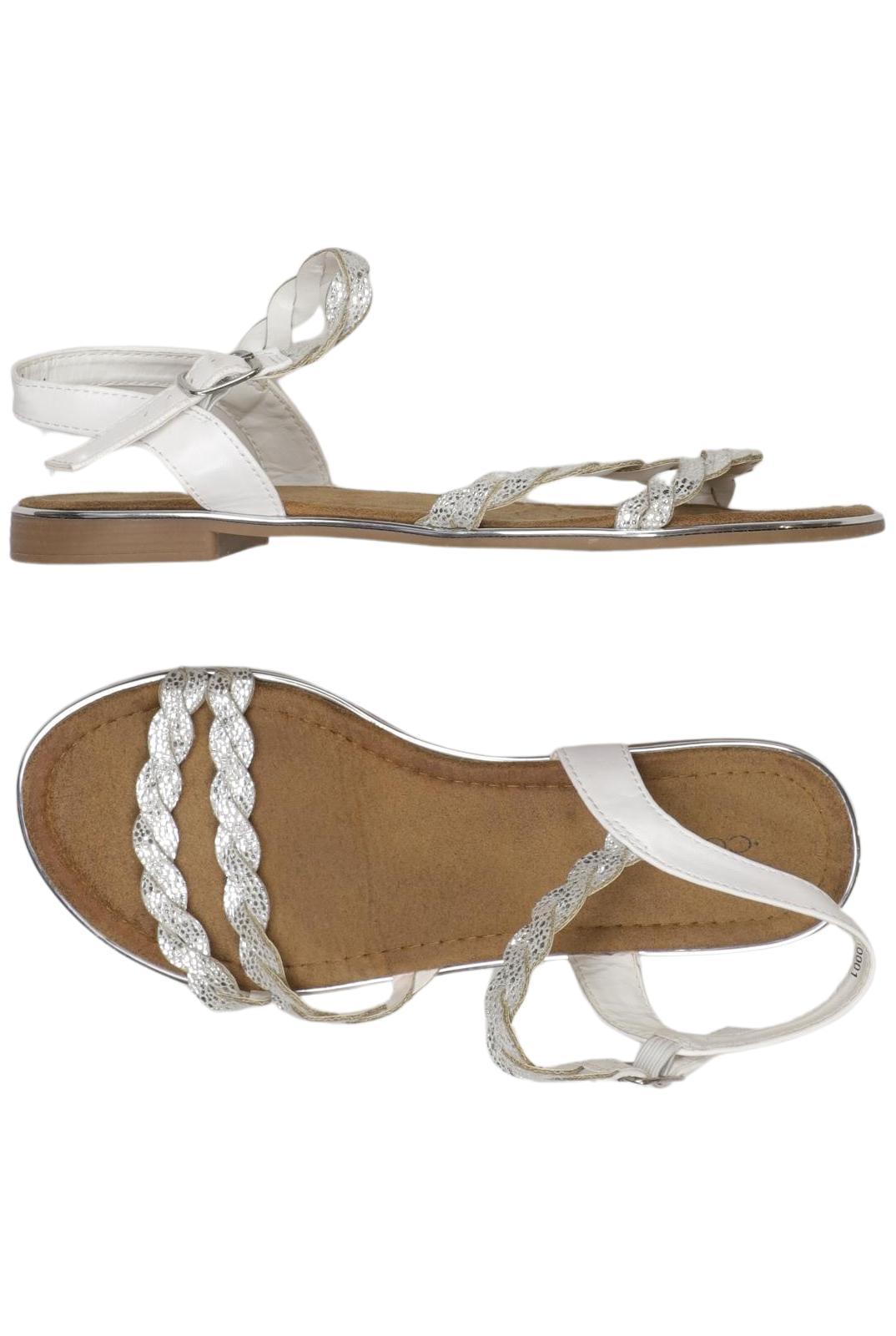 

Cox Damen Sandale, weiß, Gr. 37