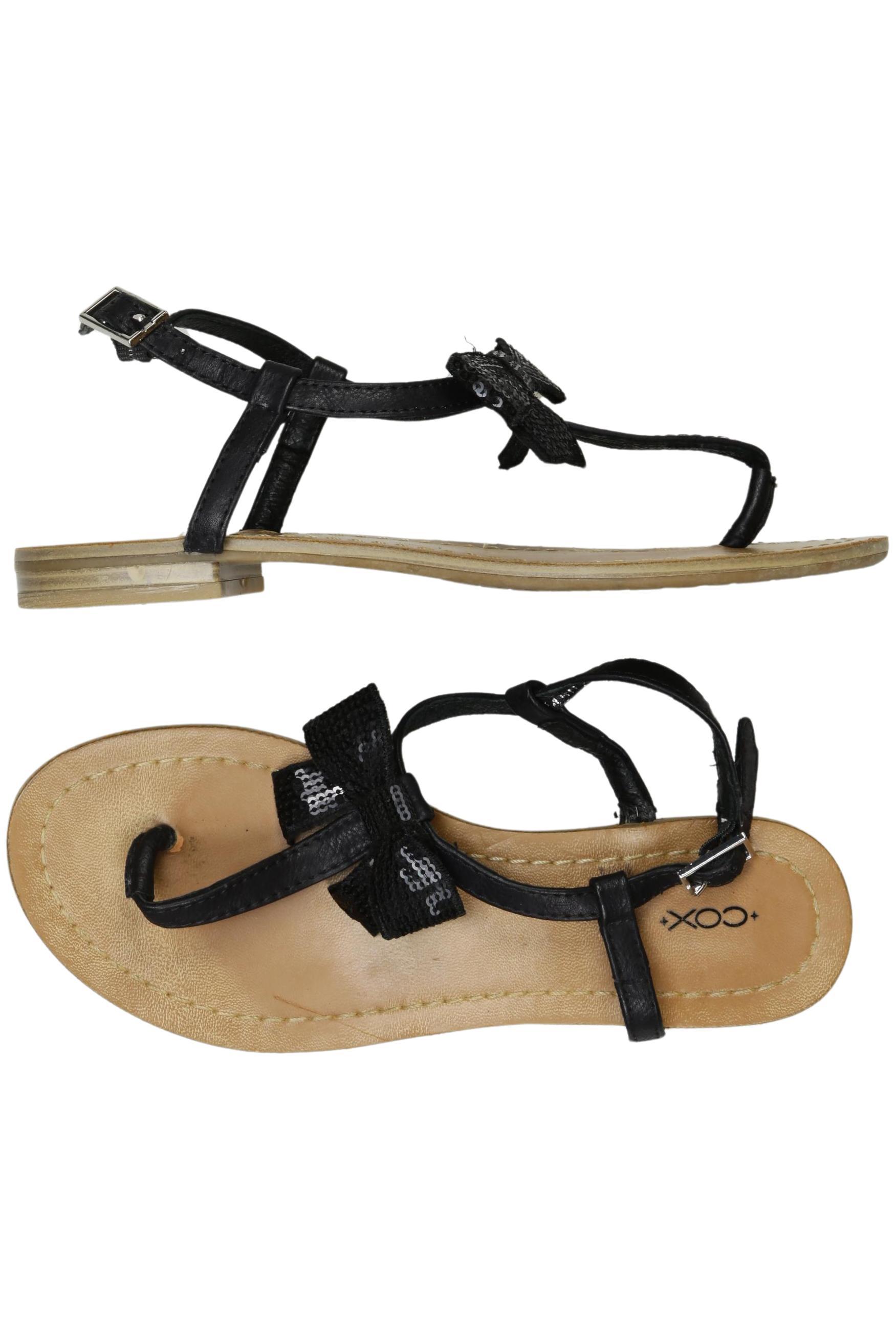 

Cox Damen Sandale, schwarz, Gr. 36