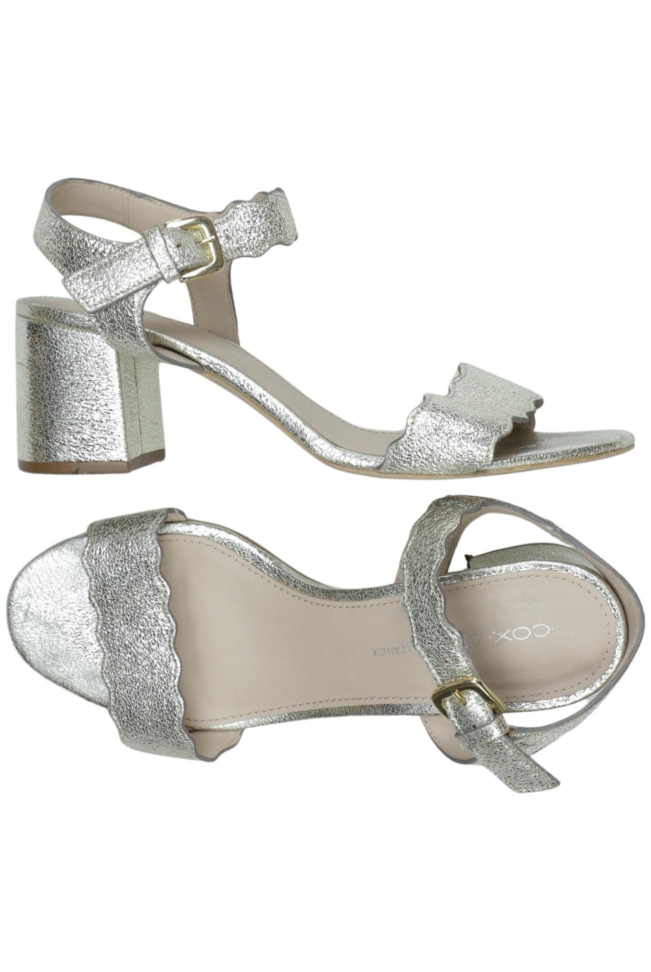 

Cox Damen Sandale, silber, Gr. 40
