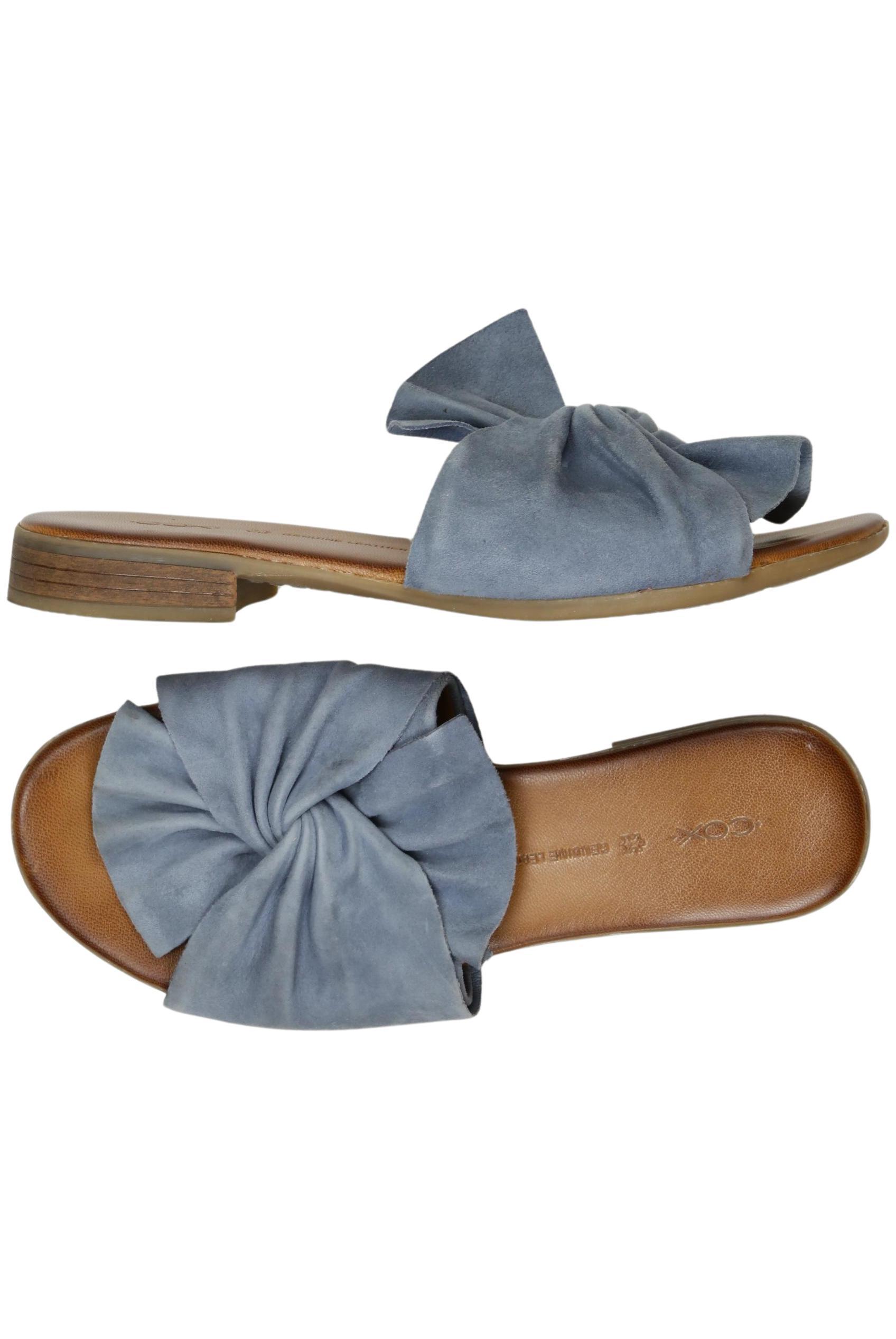 

Cox Damen Sandale, blau, Gr. 37