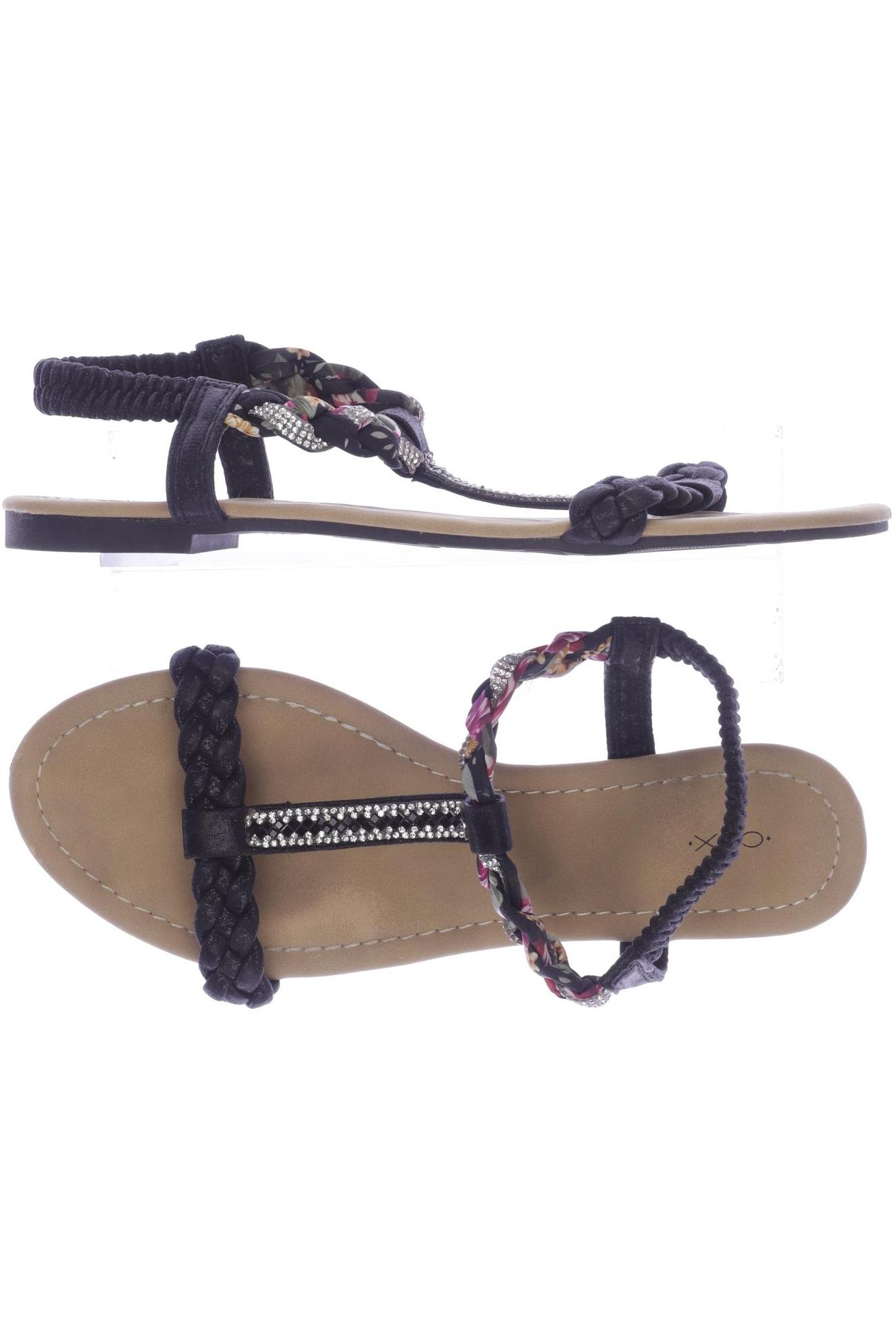 

Cox Damen Sandale, schwarz