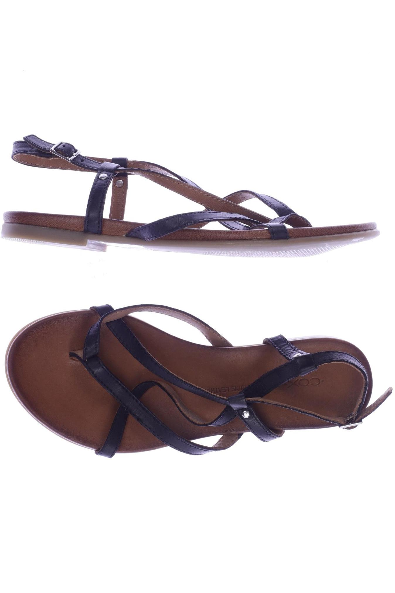 

Cox Damen Sandale, schwarz