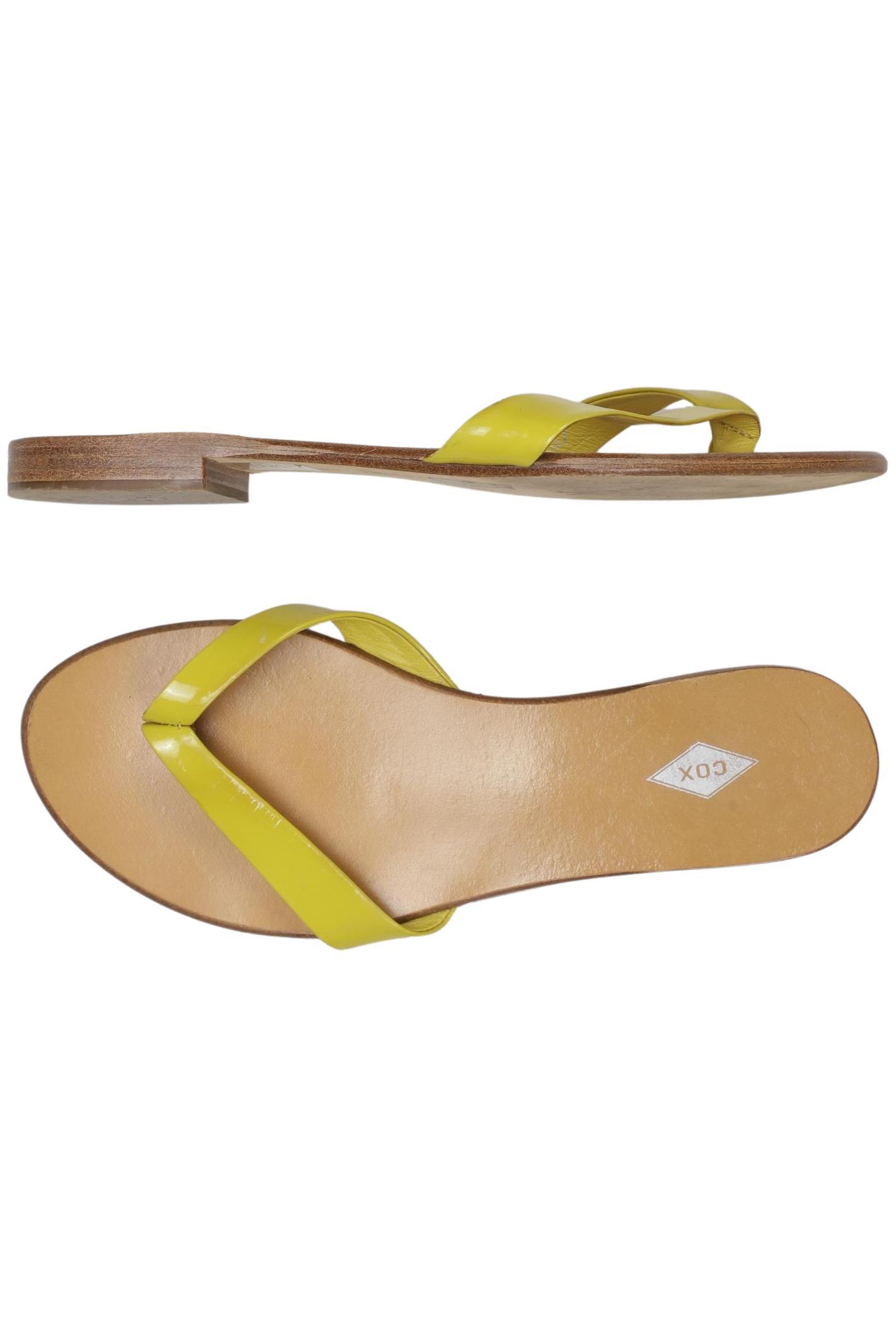 

Cox Damen Sandale, gelb, Gr. 37