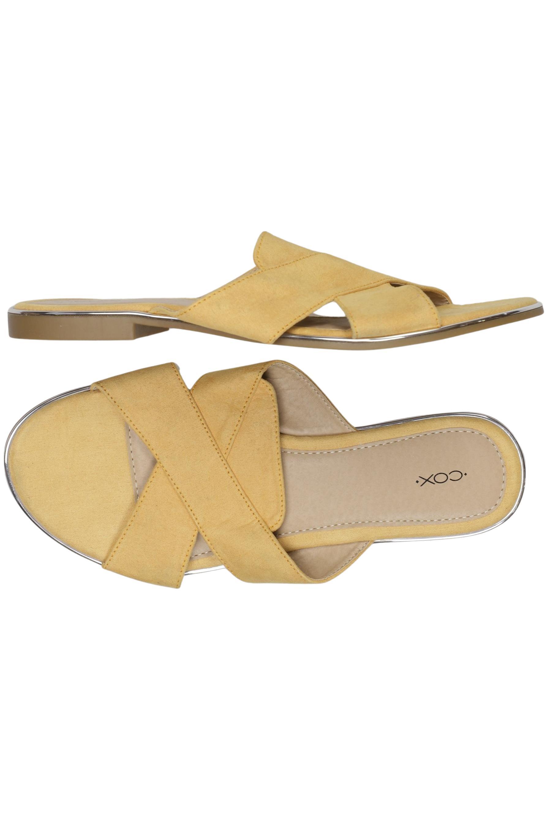 

Cox Damen Sandale, gelb, Gr. 39